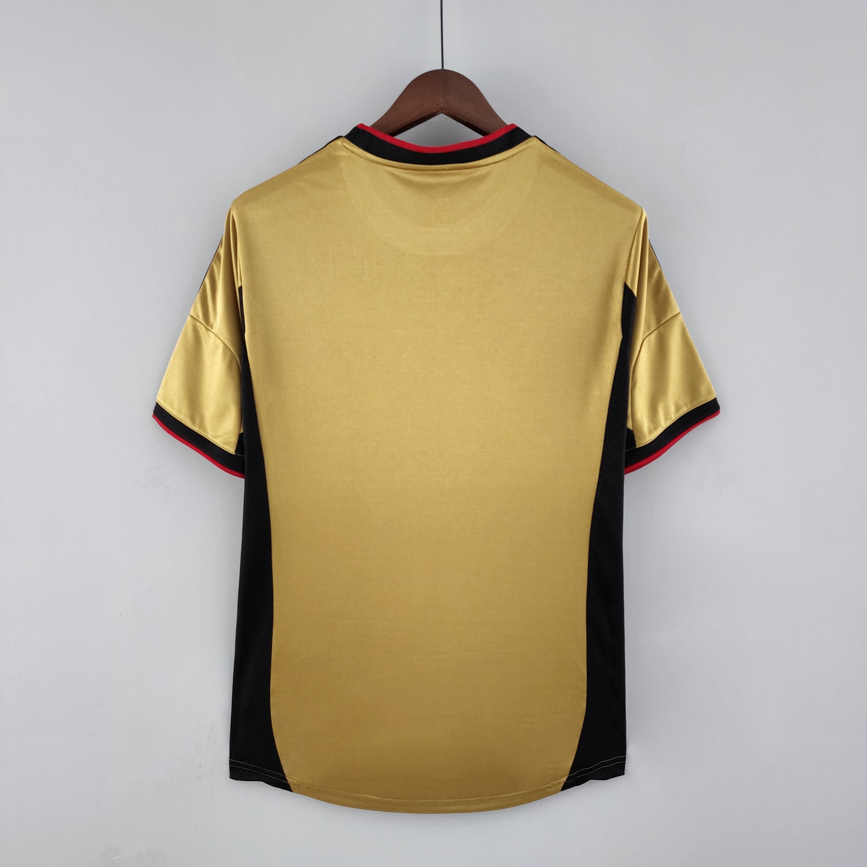 2010s AC Milan Retro Football Shirt | Gold Black Home