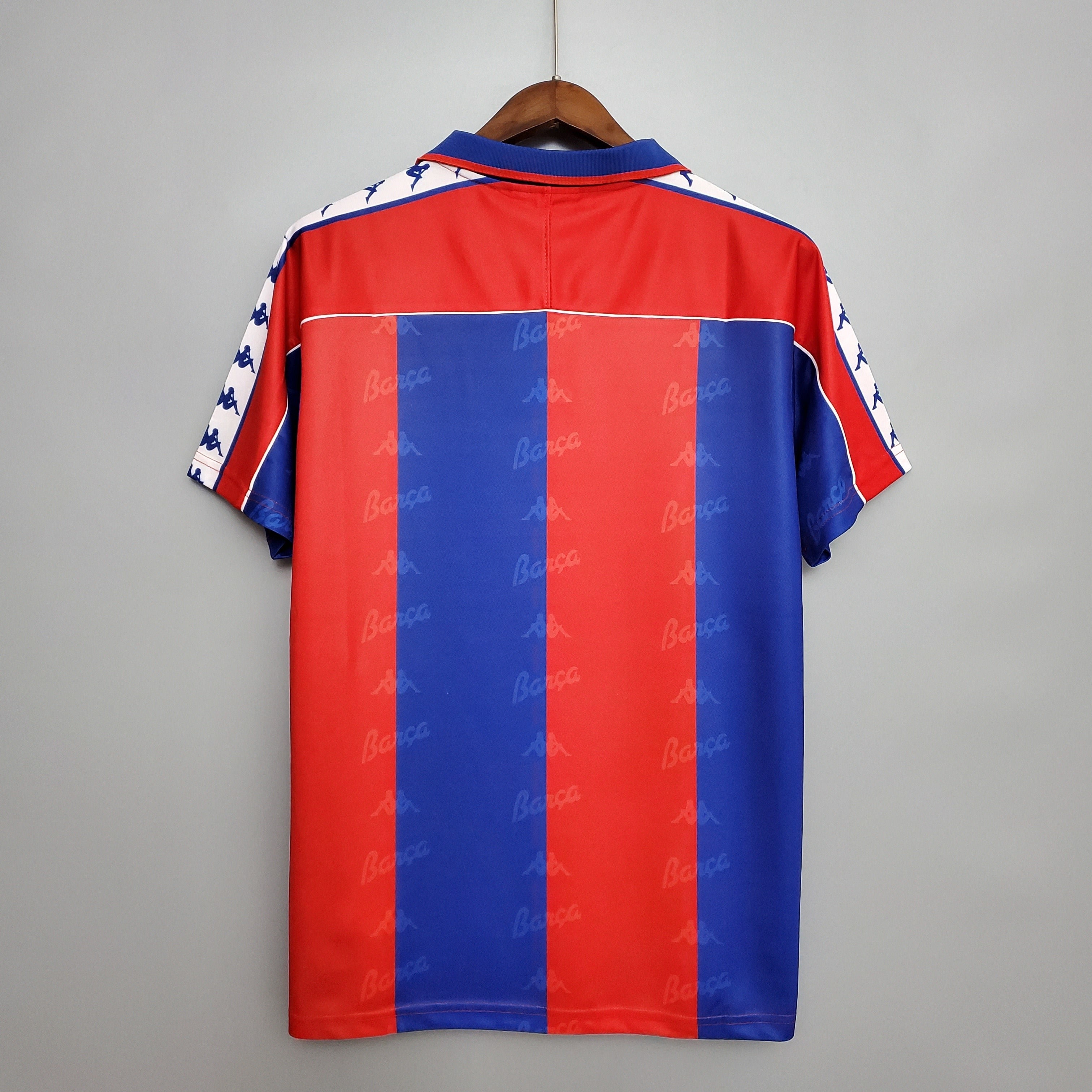 1990s Barcelona Retro Football Shirt | Red Blue Home