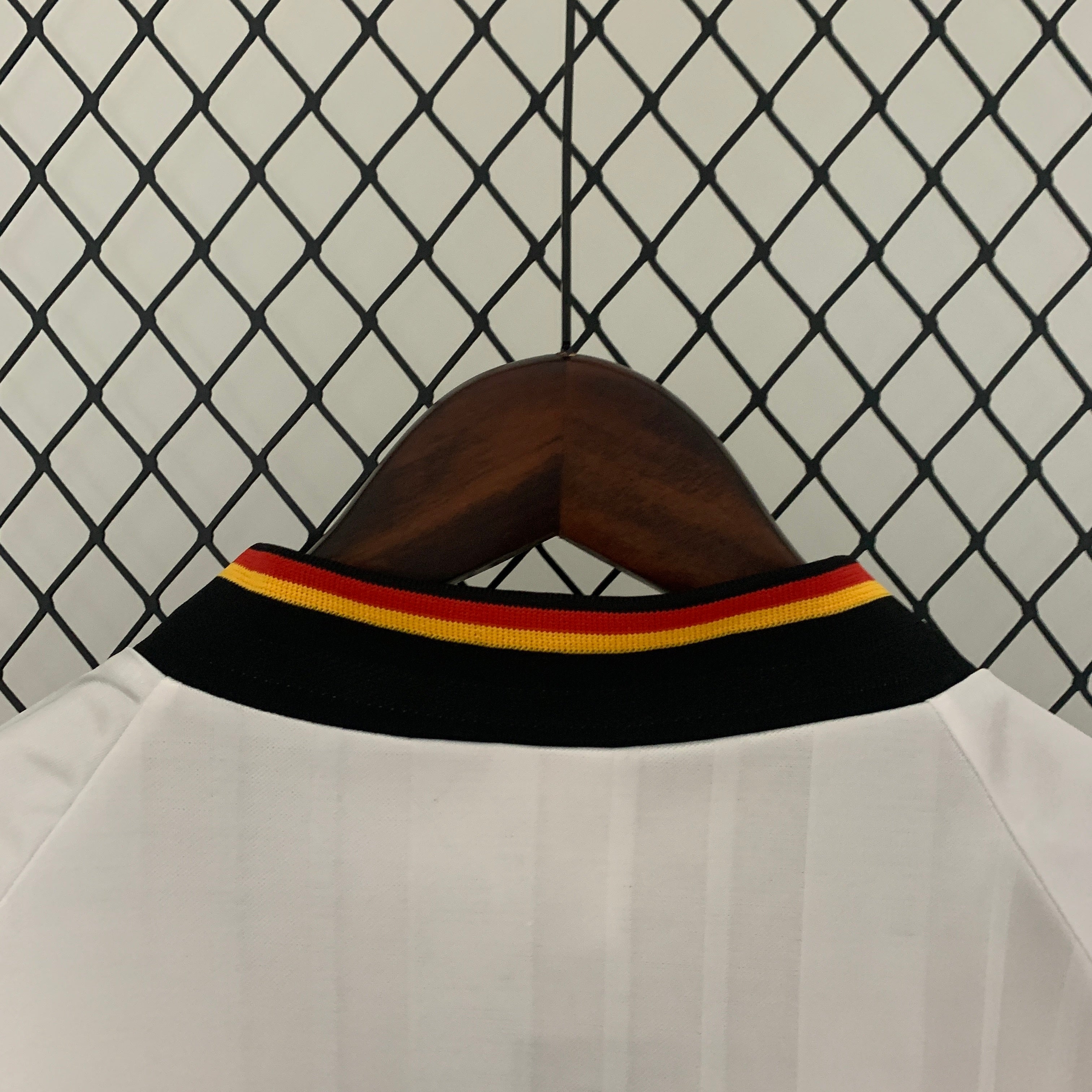 1990s Germany Retro Football Shirt | White Black Home