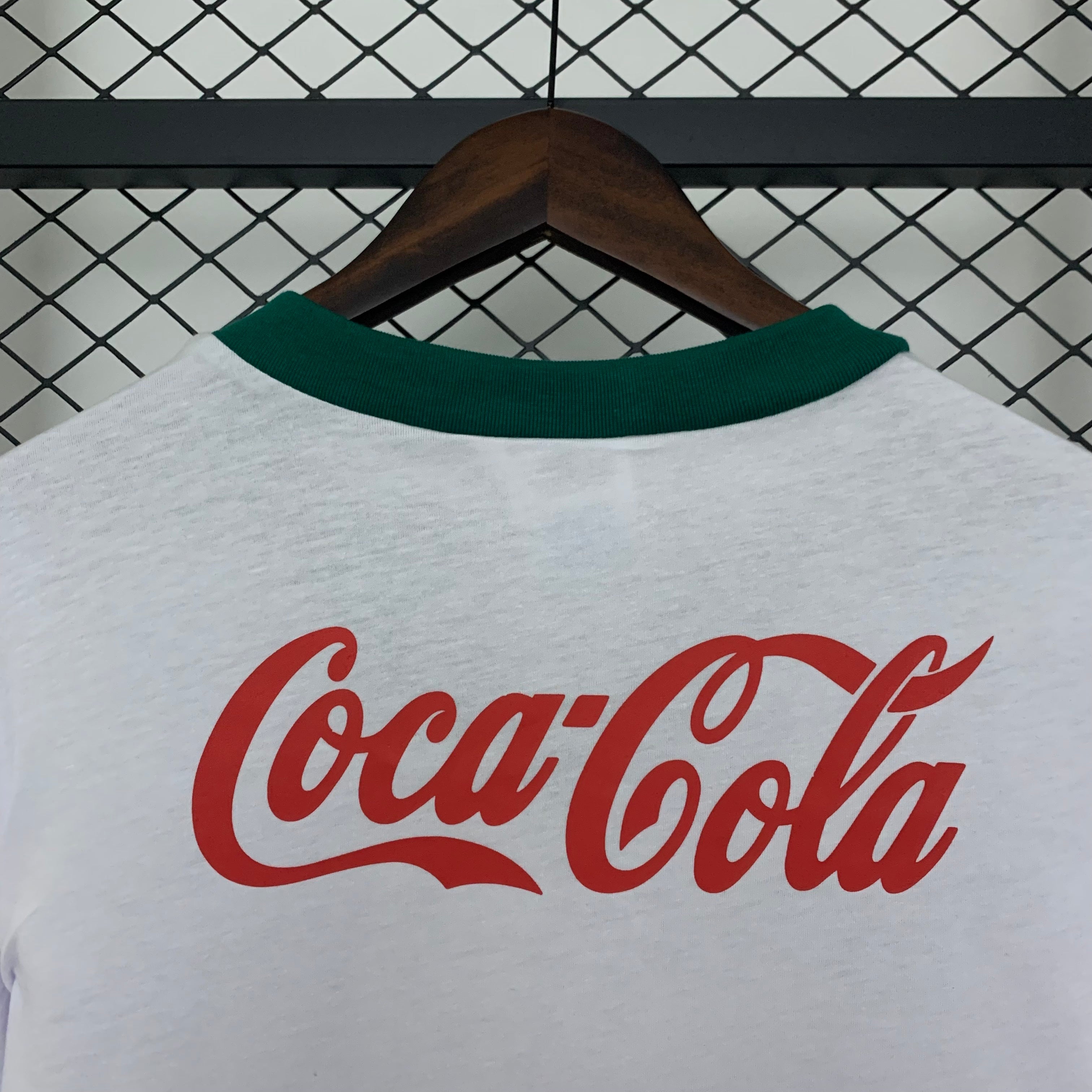 1980s Palmeiras Retro Football Shirt | White Green Home