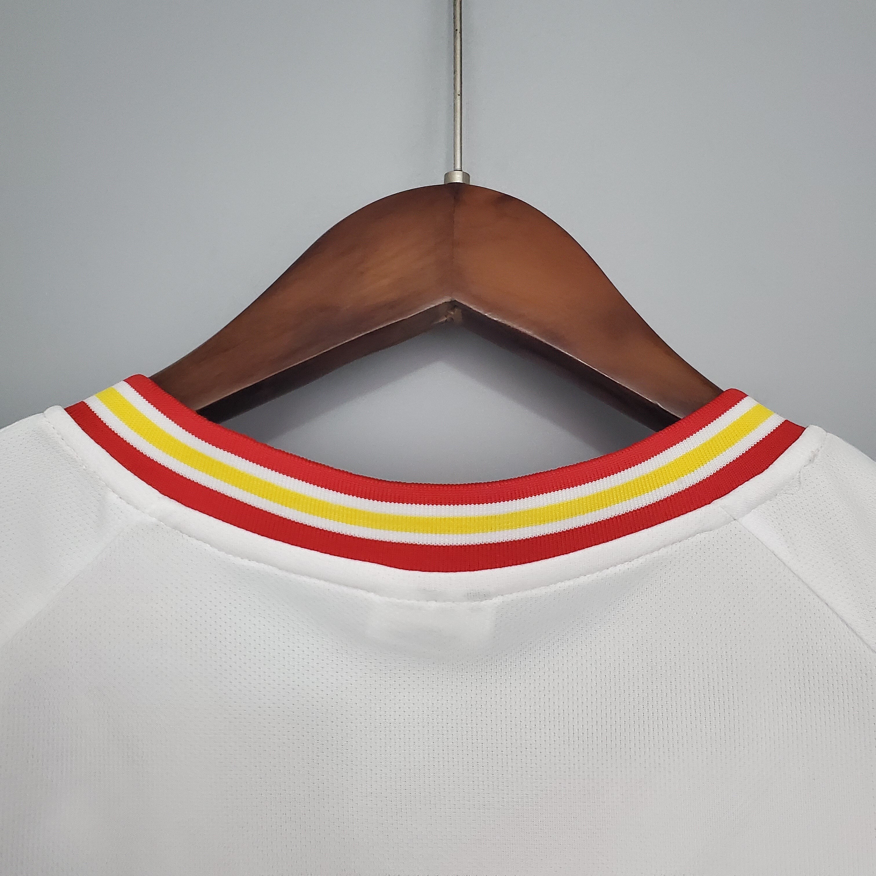 1990s Spain Retro Football Shirt | White Red Home