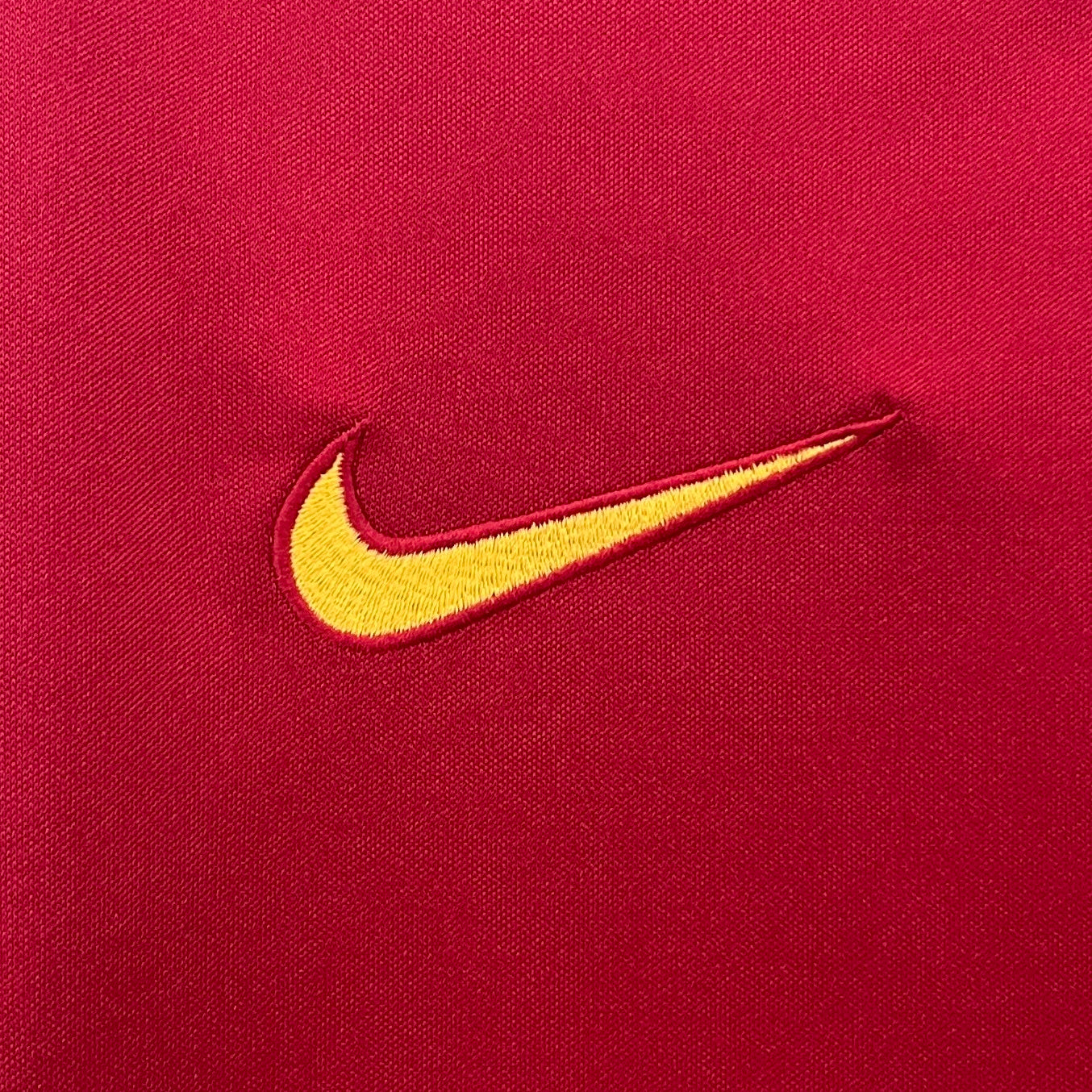 2000s Portugal Retro Football Shirt | Red Yellow Home