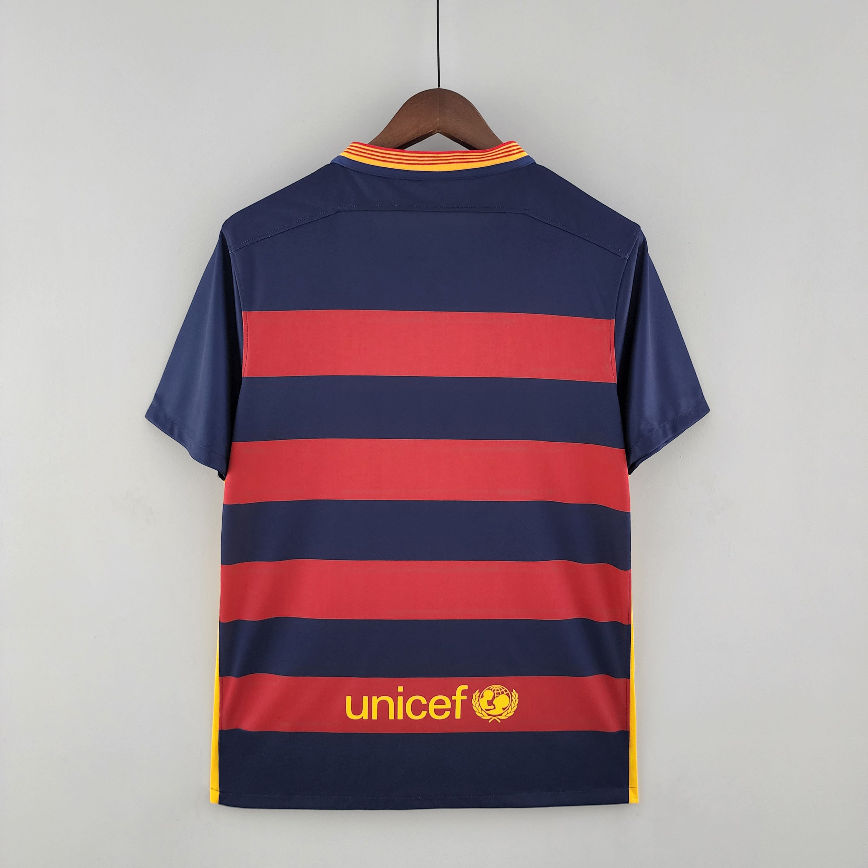 2010s Barcelona Retro Football Shirt | Navy Red Home