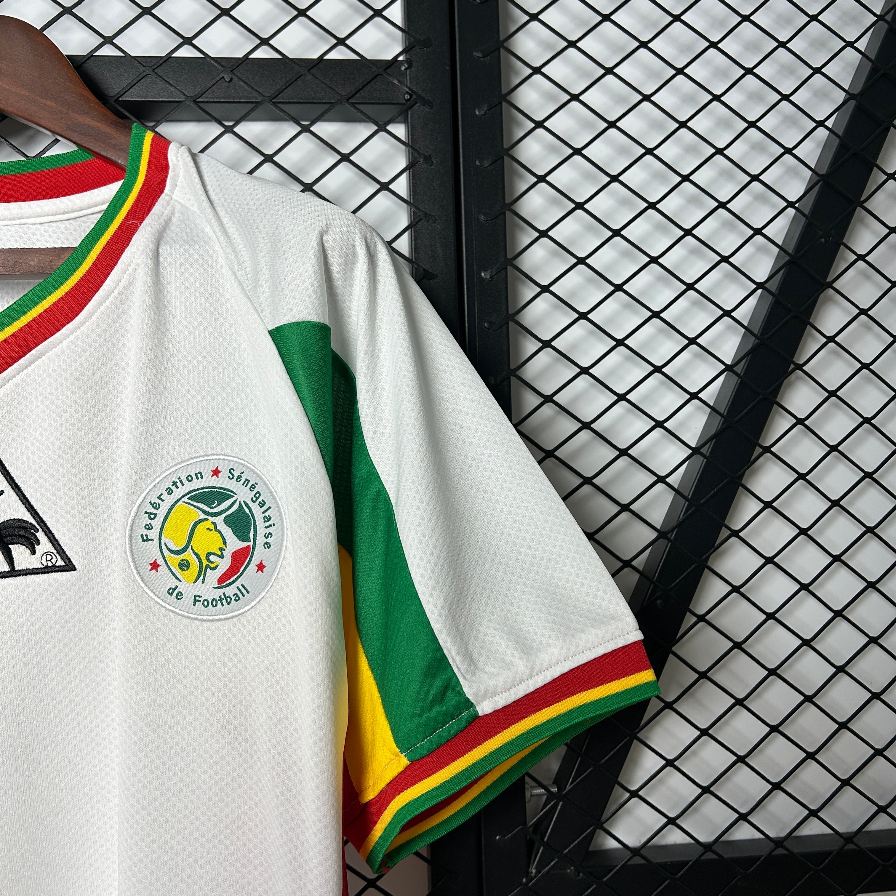 1990s Senegal Retro Football Shirt | White Green Home