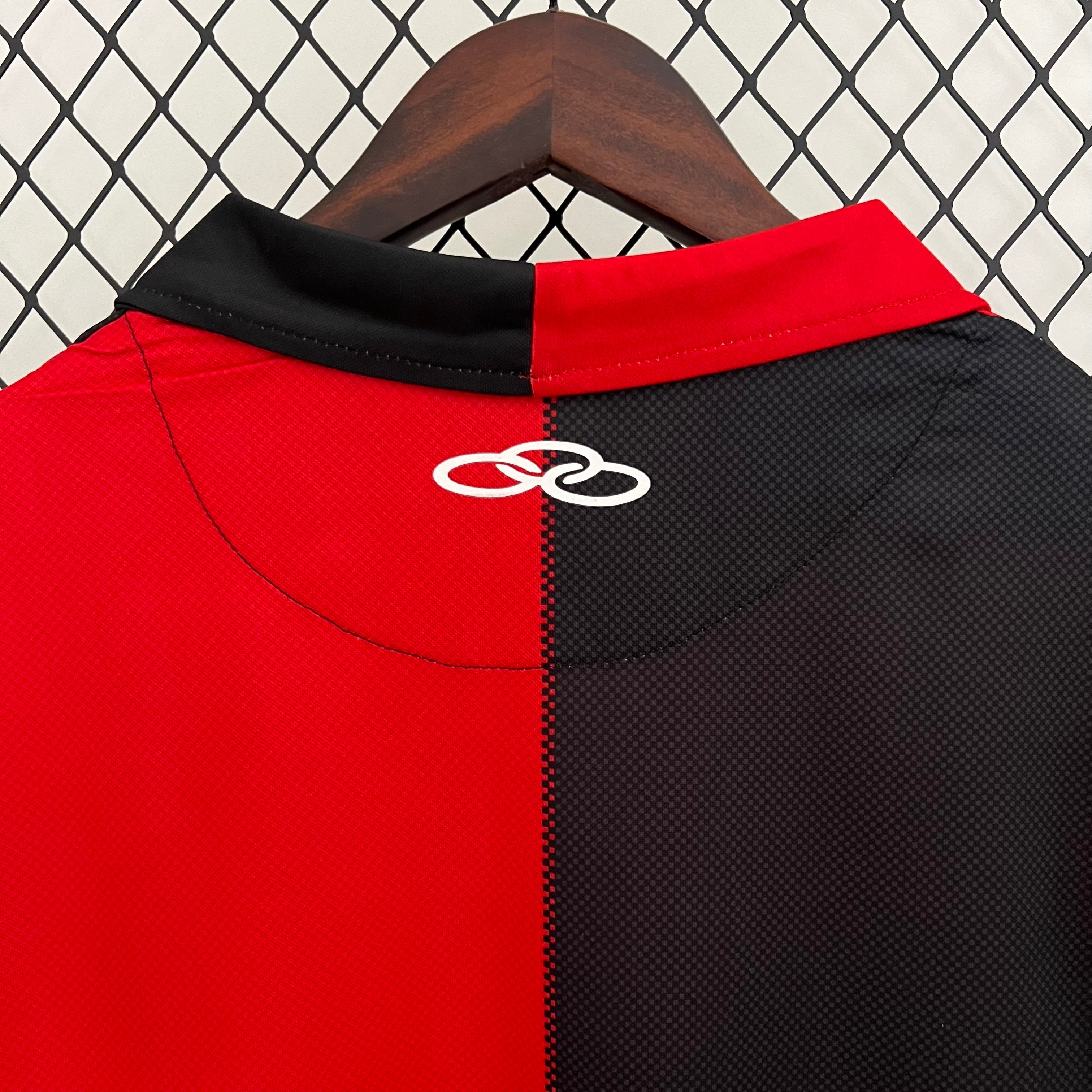 1990s Flamengo Retro Football Shirt | Red Black Home