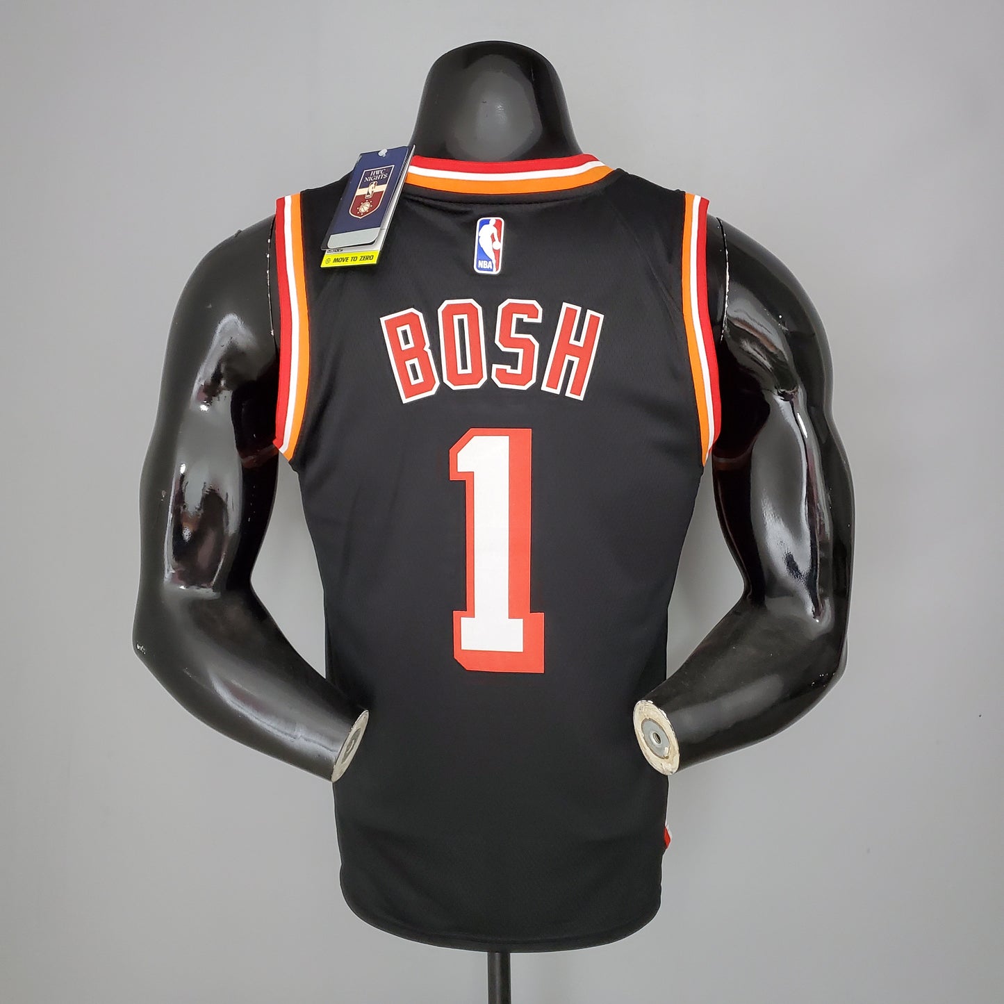 2006 Miami Bosh #1 Retro Basketball Jersey