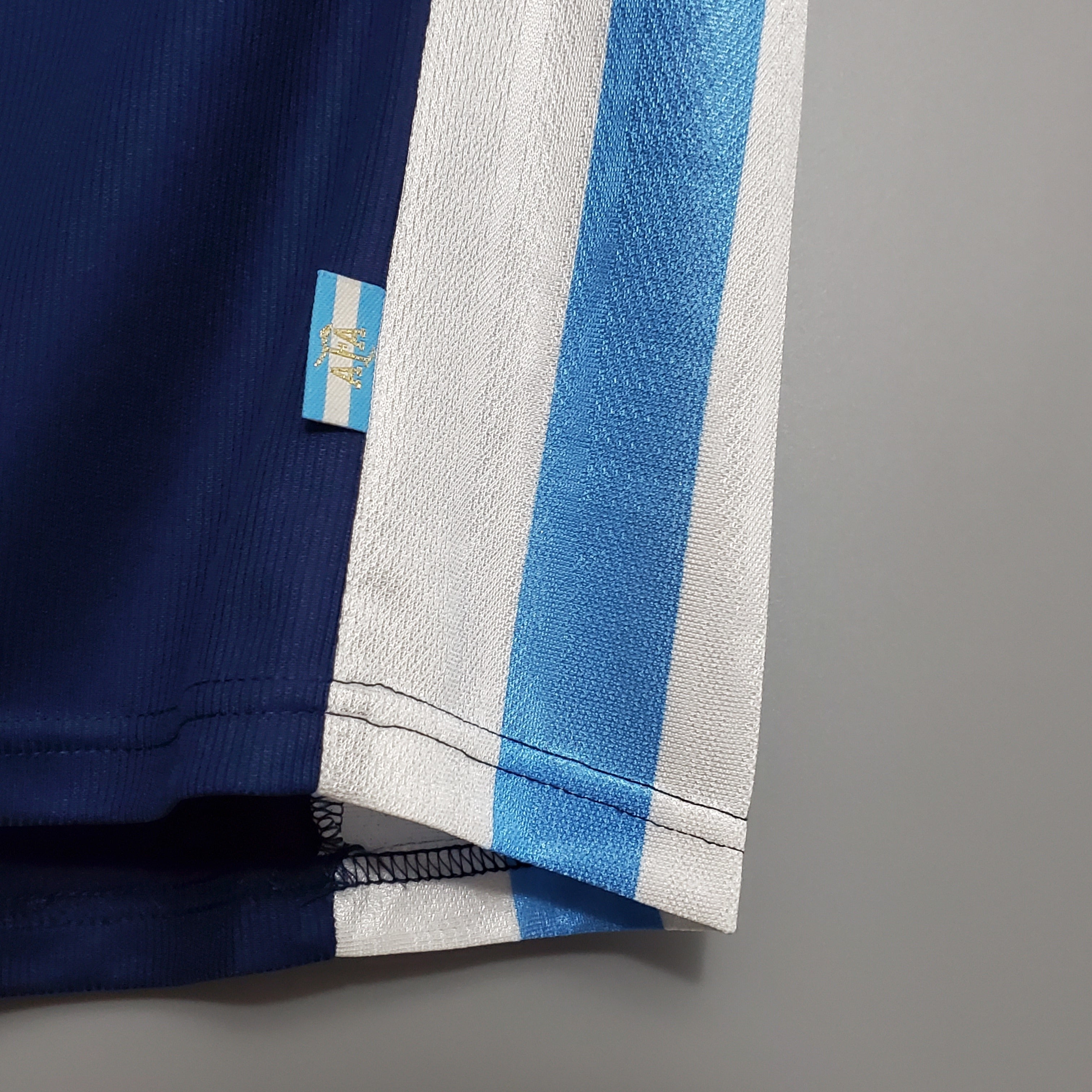 1990s Argentina Retro Football Shirt | Navy White Home