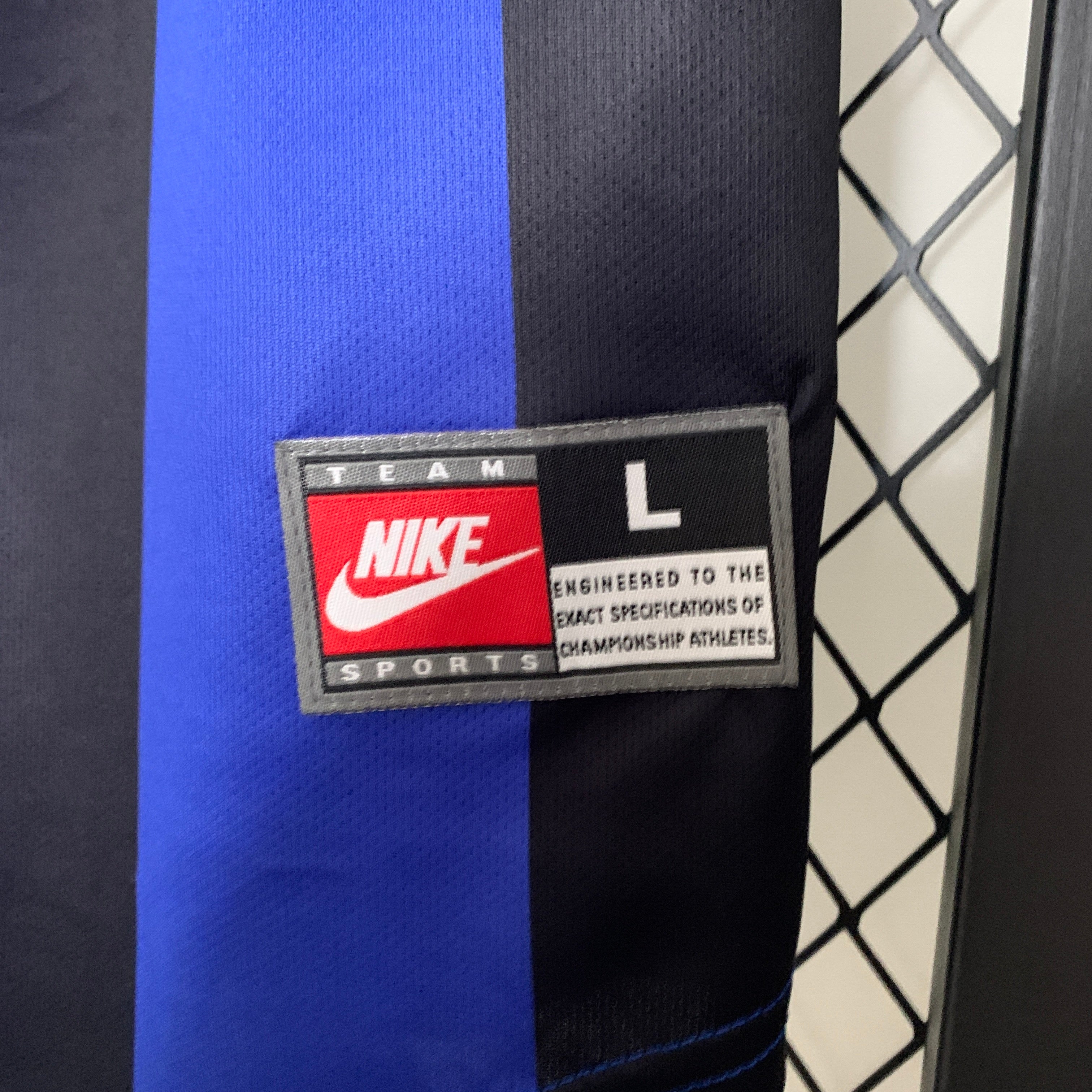 1990s Inter Milan Retro Football Shirt | Blue Black Home