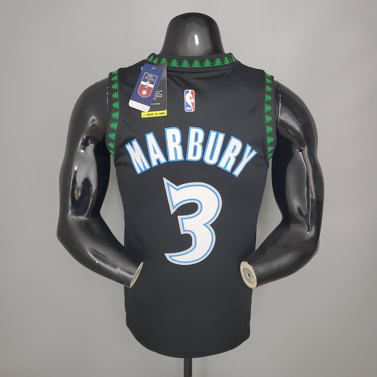 1998 Minnesota Timberwolves Marbury #3 Retro Basketball Jersey