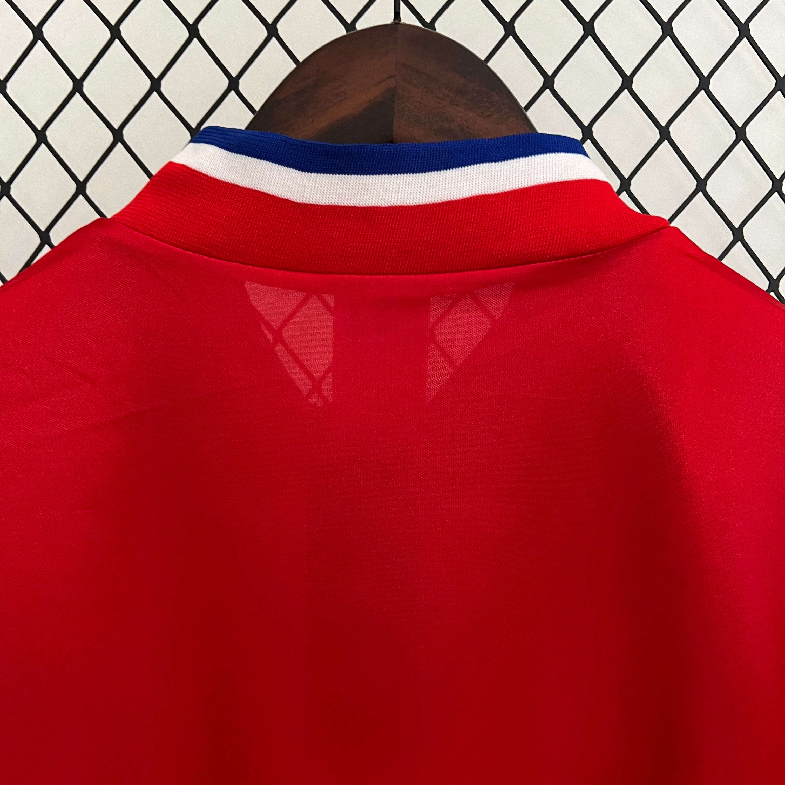 1990s Bayern Munich Retro Football Shirt | Red Blue Home