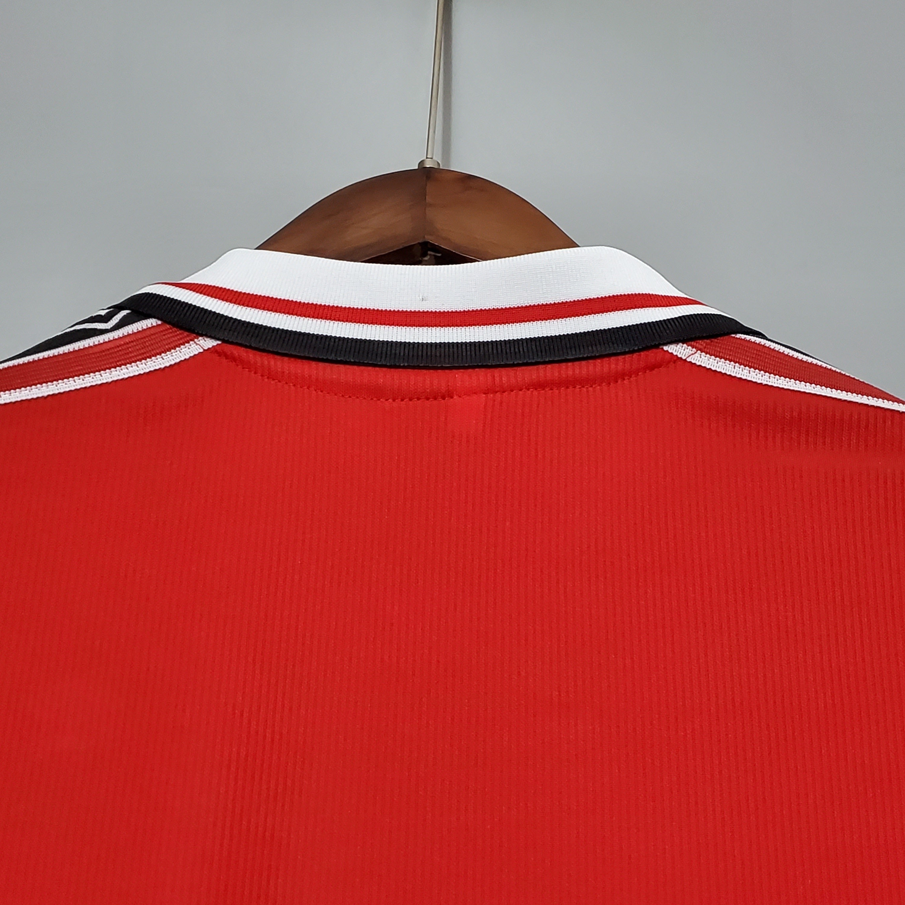 1990s Manchester United Retro Football Shirt | Red White Home