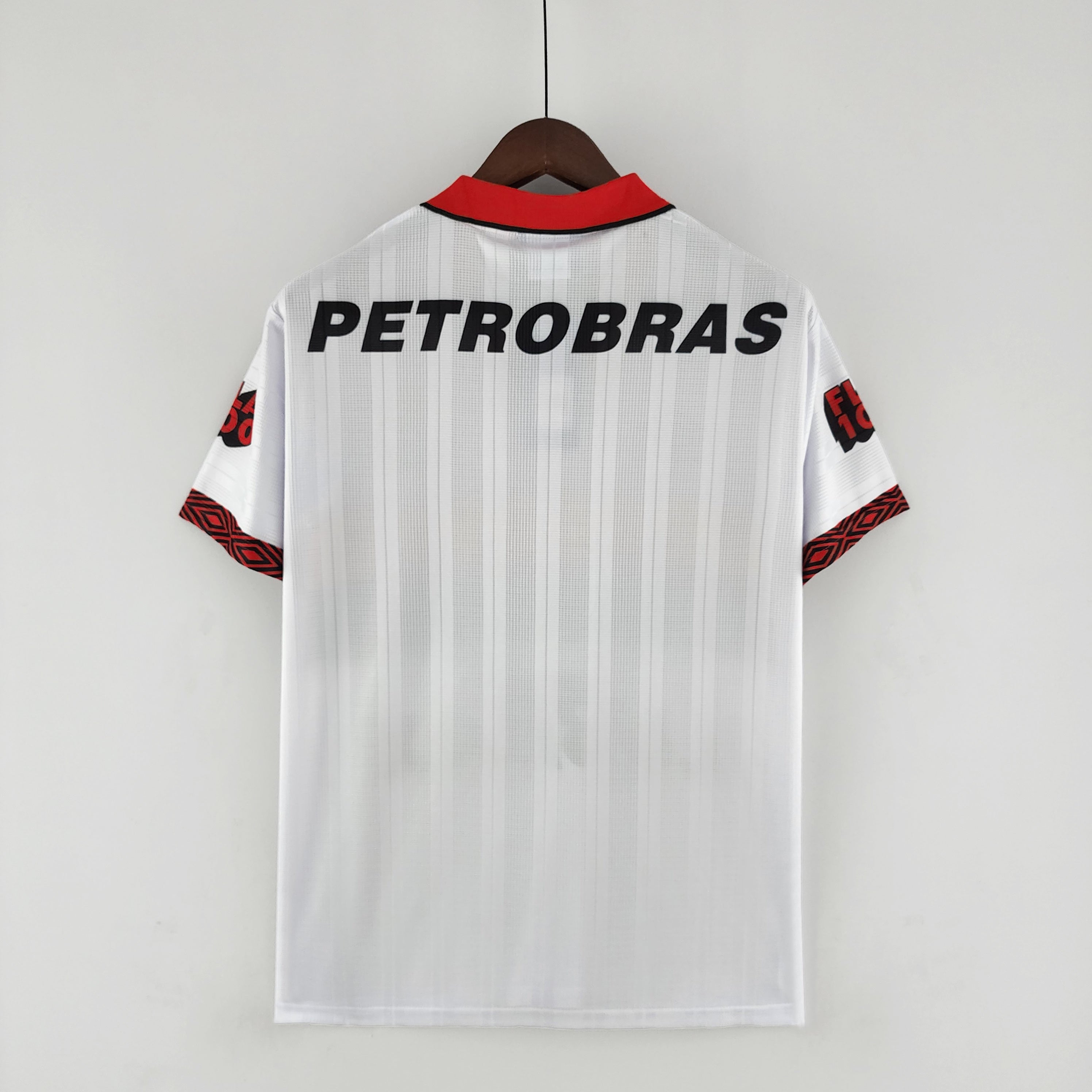 1990s Flamengo Retro Football Shirt | White Red Home