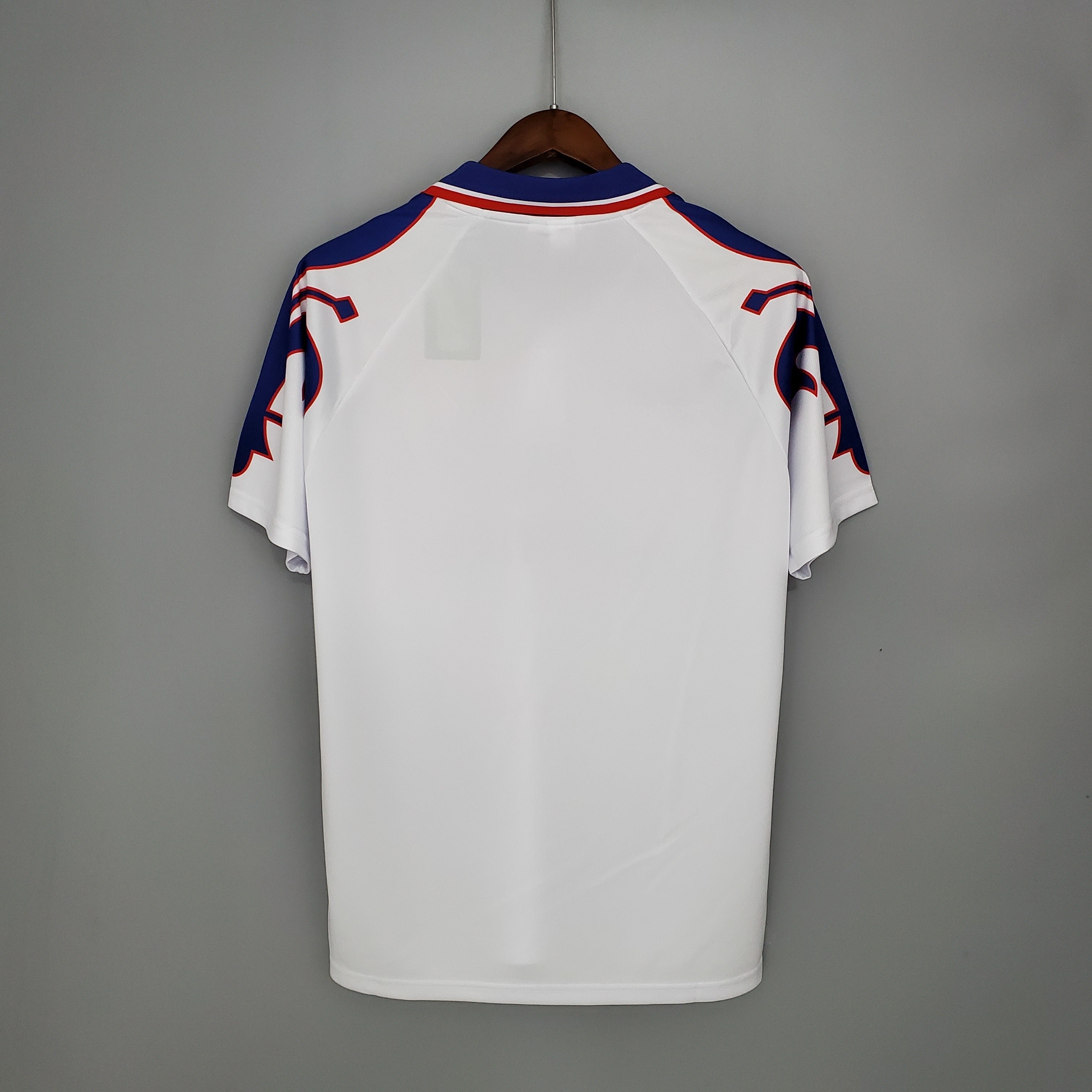 1990s Fiorentina Retro Football Shirt | White Blue Home