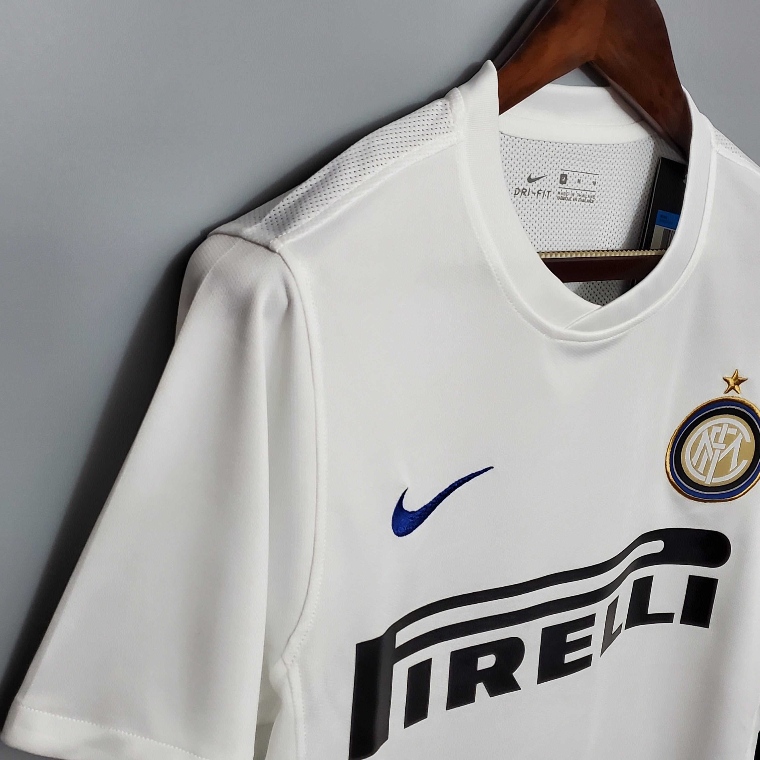 2020s Inter Milan Retro Football Shirt | White Black Home