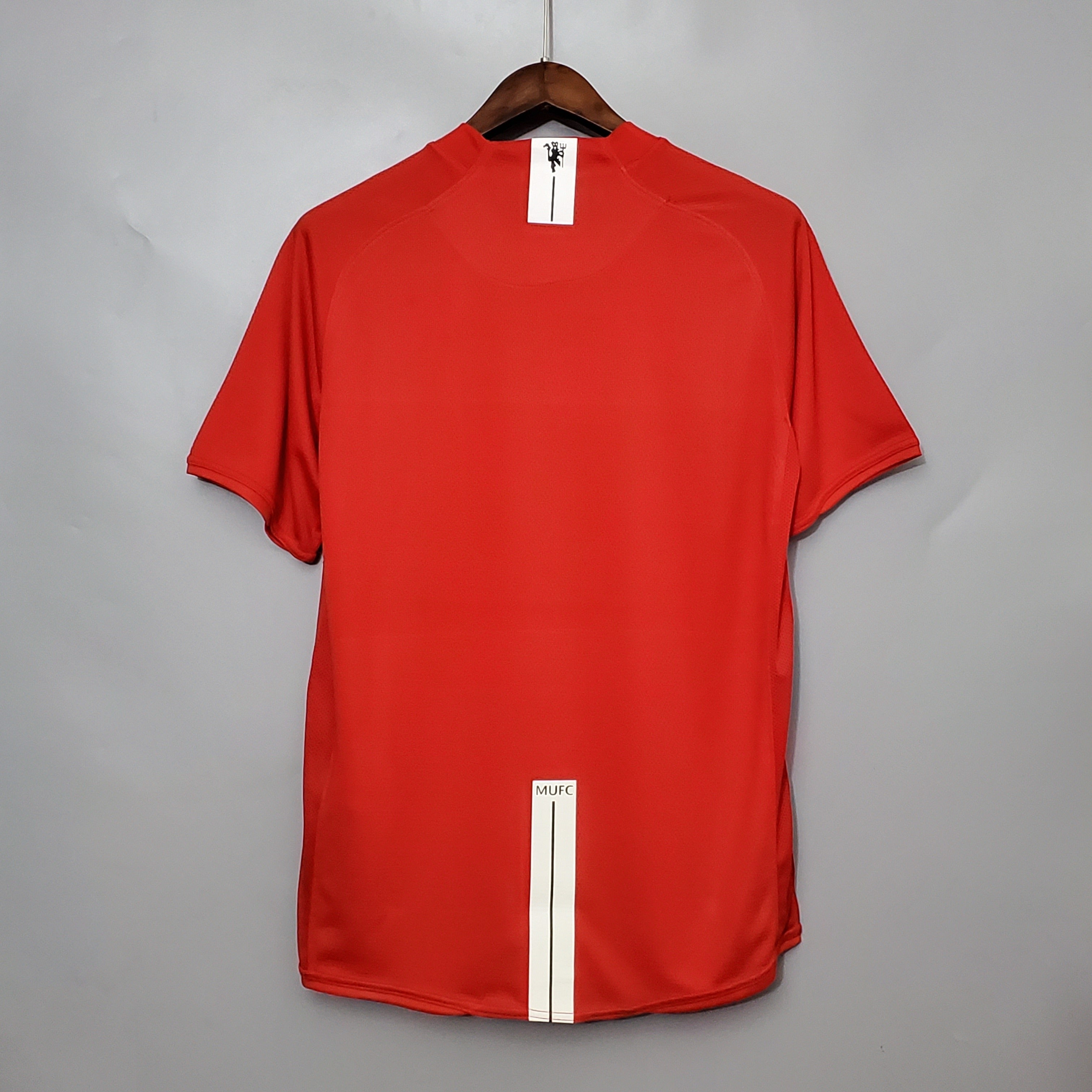 2000s Manchester United Retro Football Shirt | Red Yellow Home