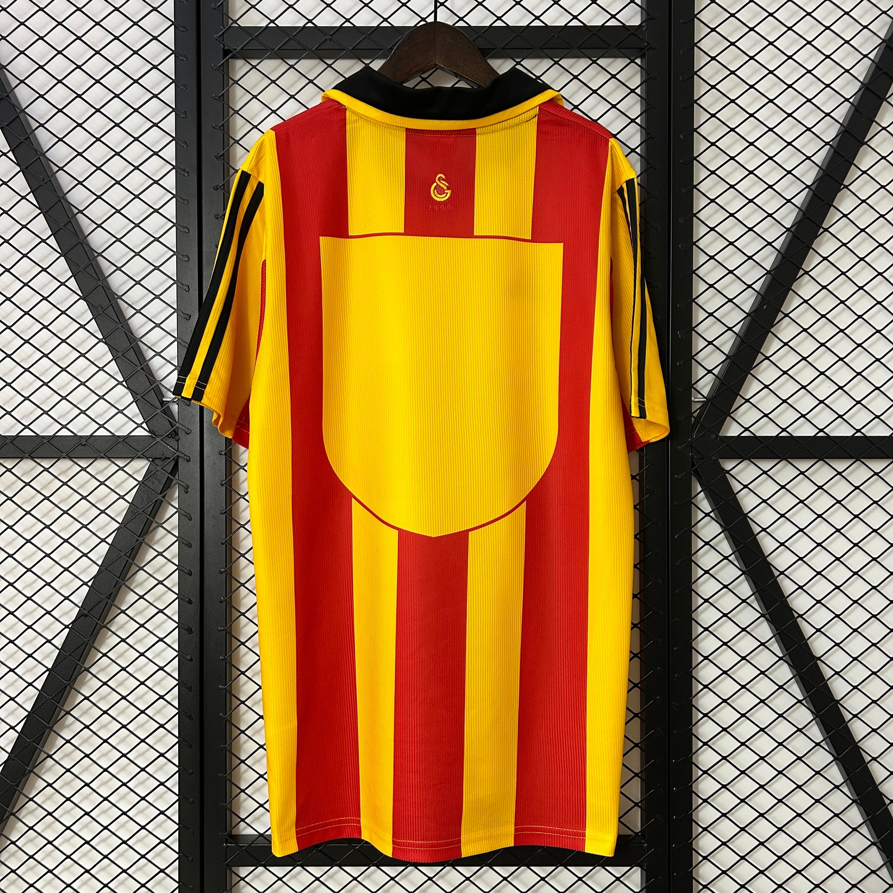 1990s Galatasaray Retro Football Shirt | Yellow Red Home