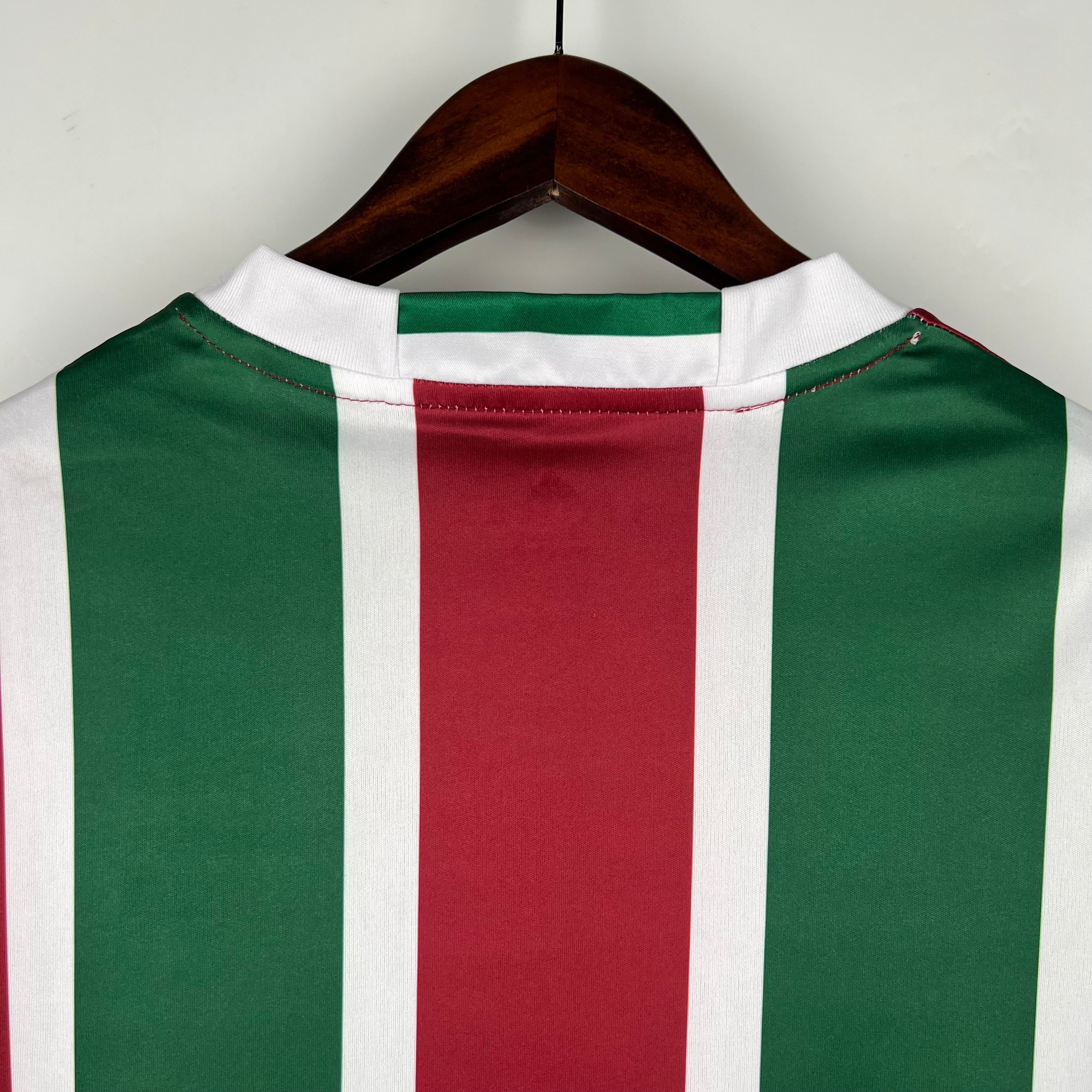 1990s Fluminense Retro Football Shirt | Maroon Green Home