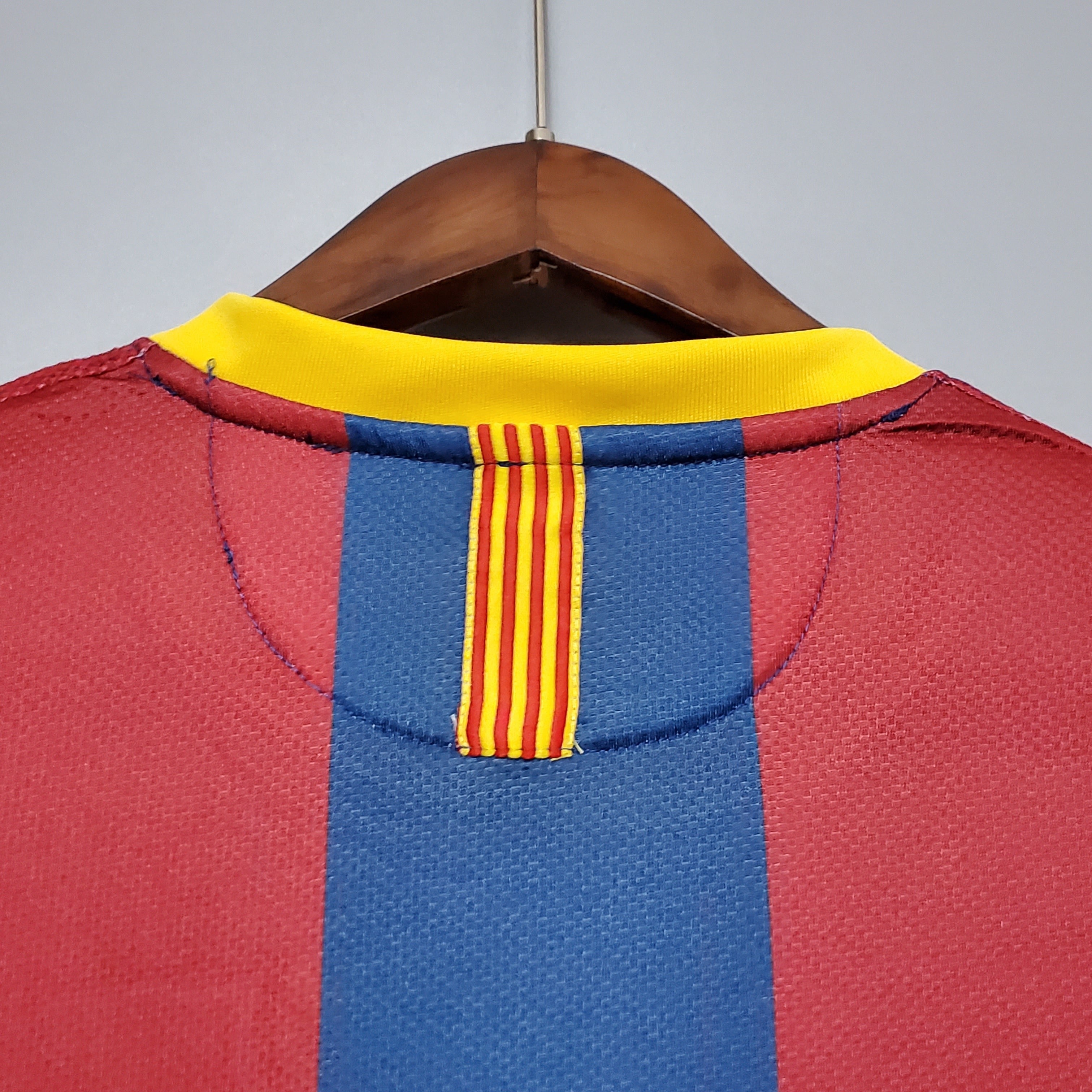 2010s Barcelona Retro Football Shirt | Blue Red Home