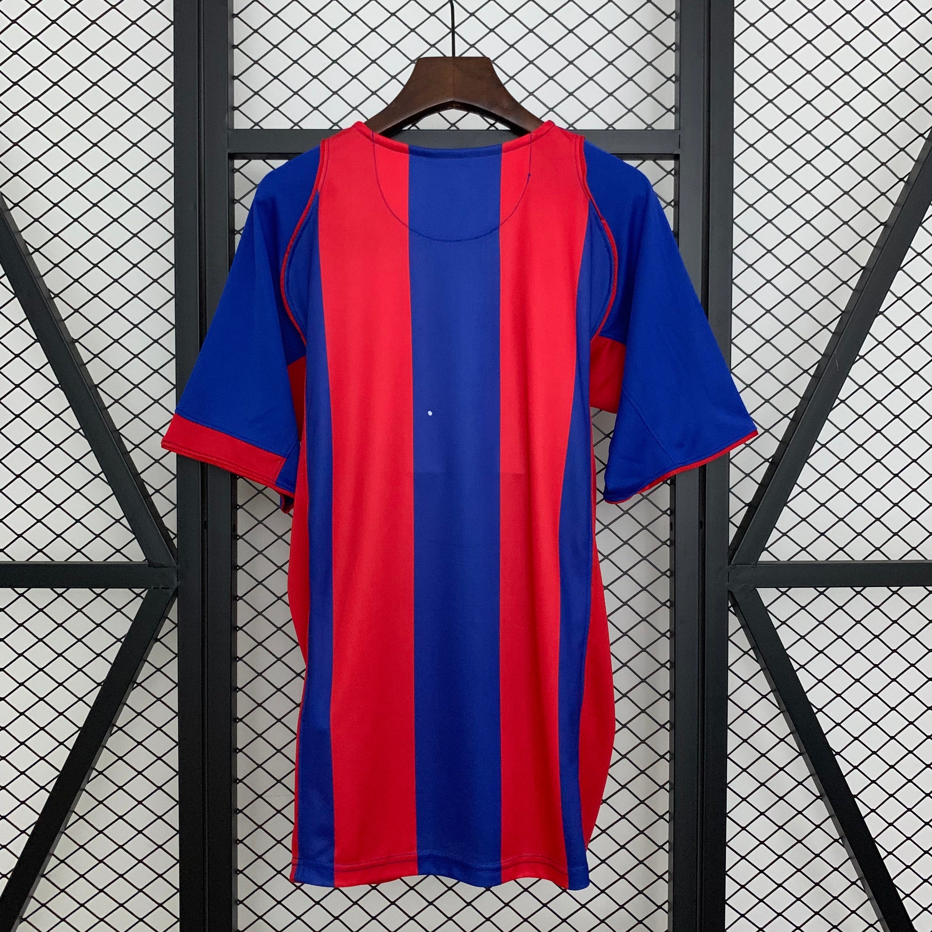 1990s Barcelona Retro Football Shirt | Blue Red Home