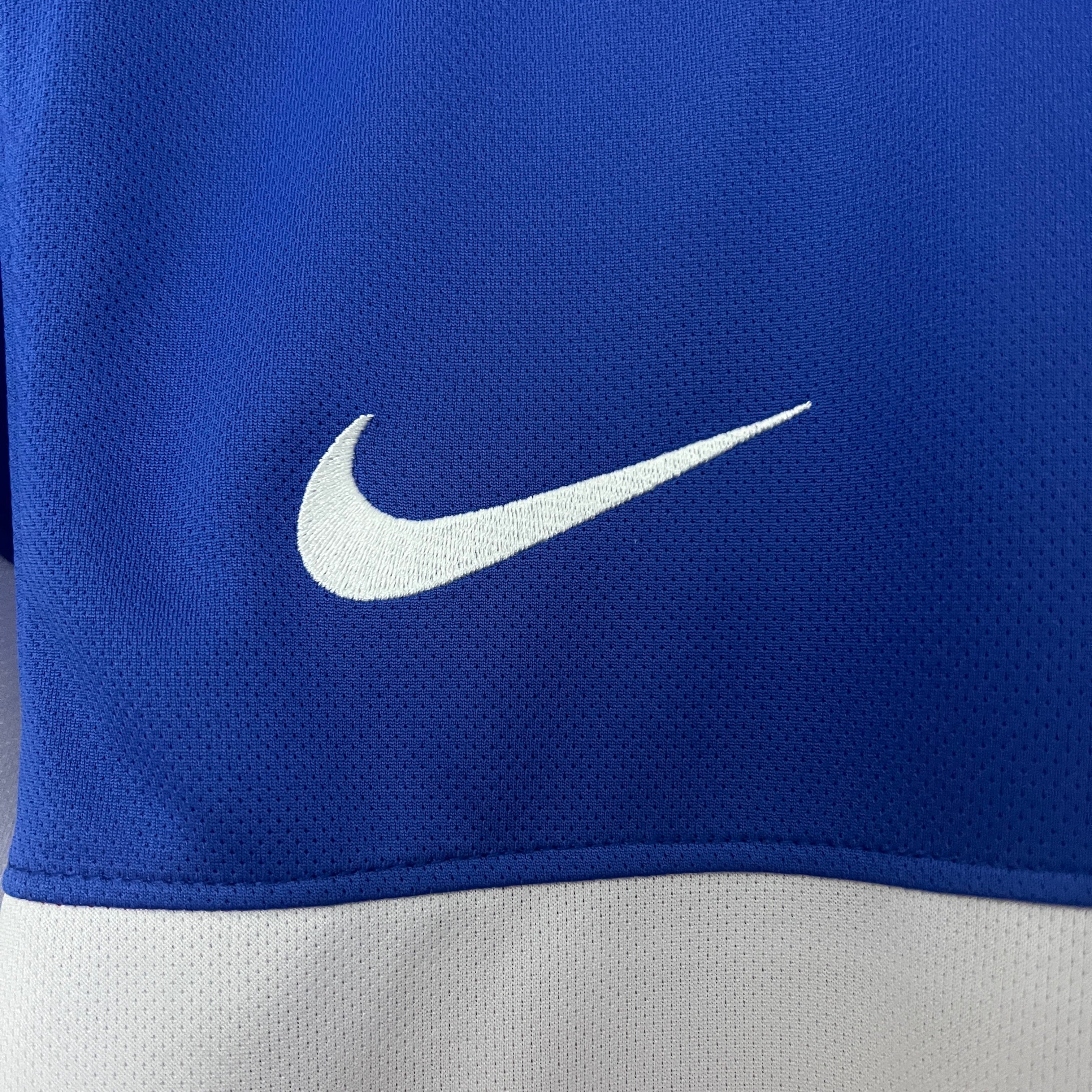 2010s USA Retro Football Shirt | Blue White Red Home