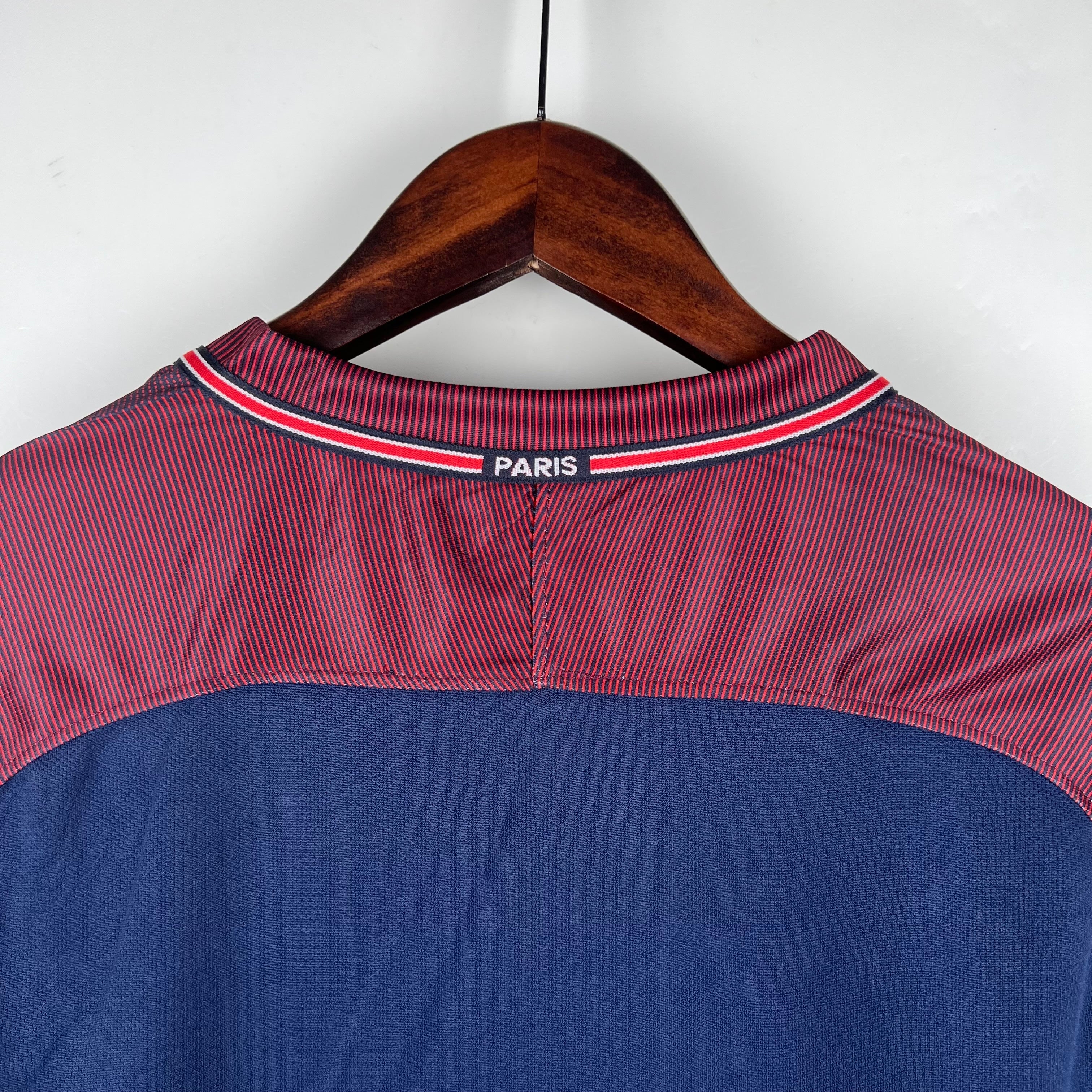 2020s Paris Saint-Germain Retro Football Shirt | Navy Burgundy Home