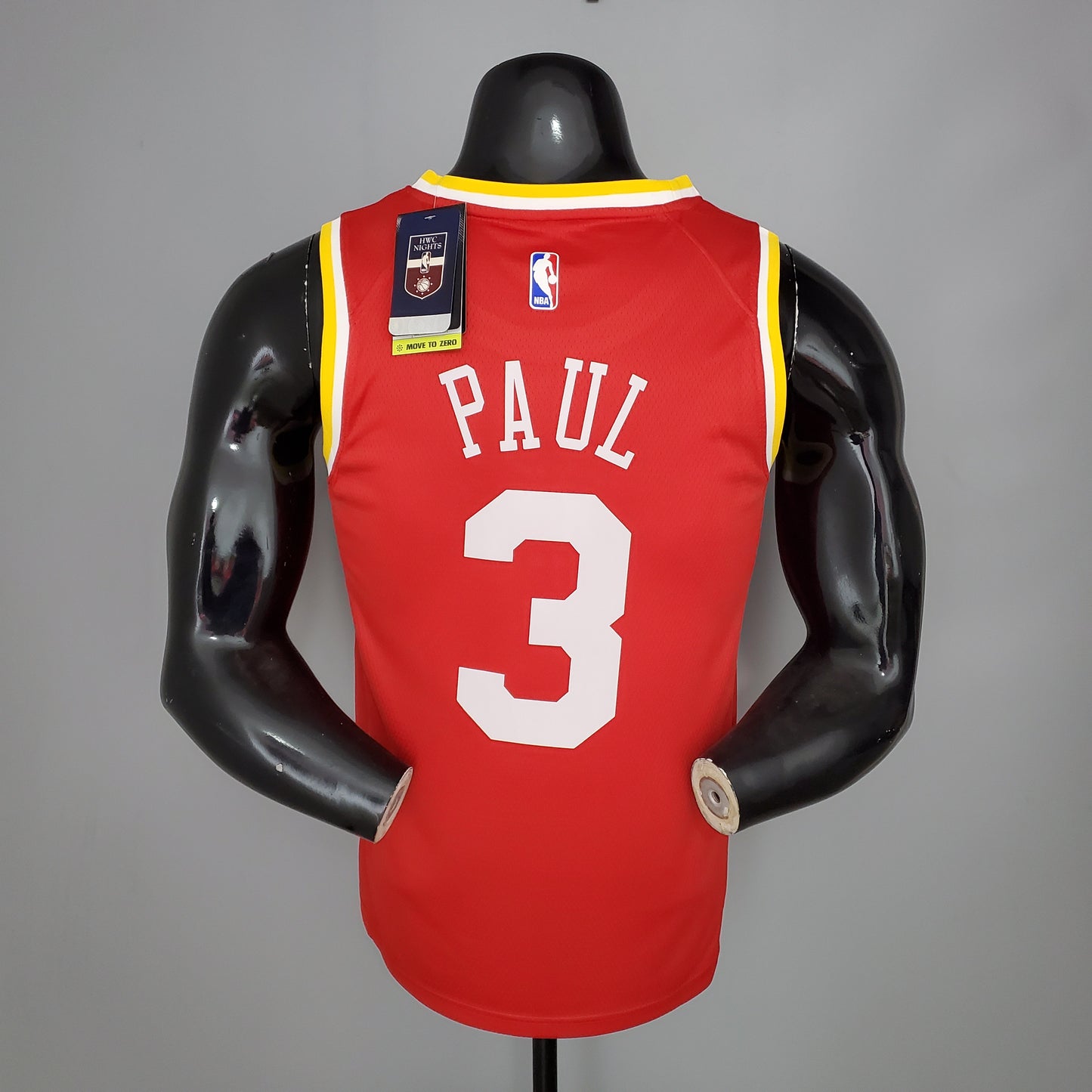 2020 Houston Paul #3 Retro Basketball Jersey
