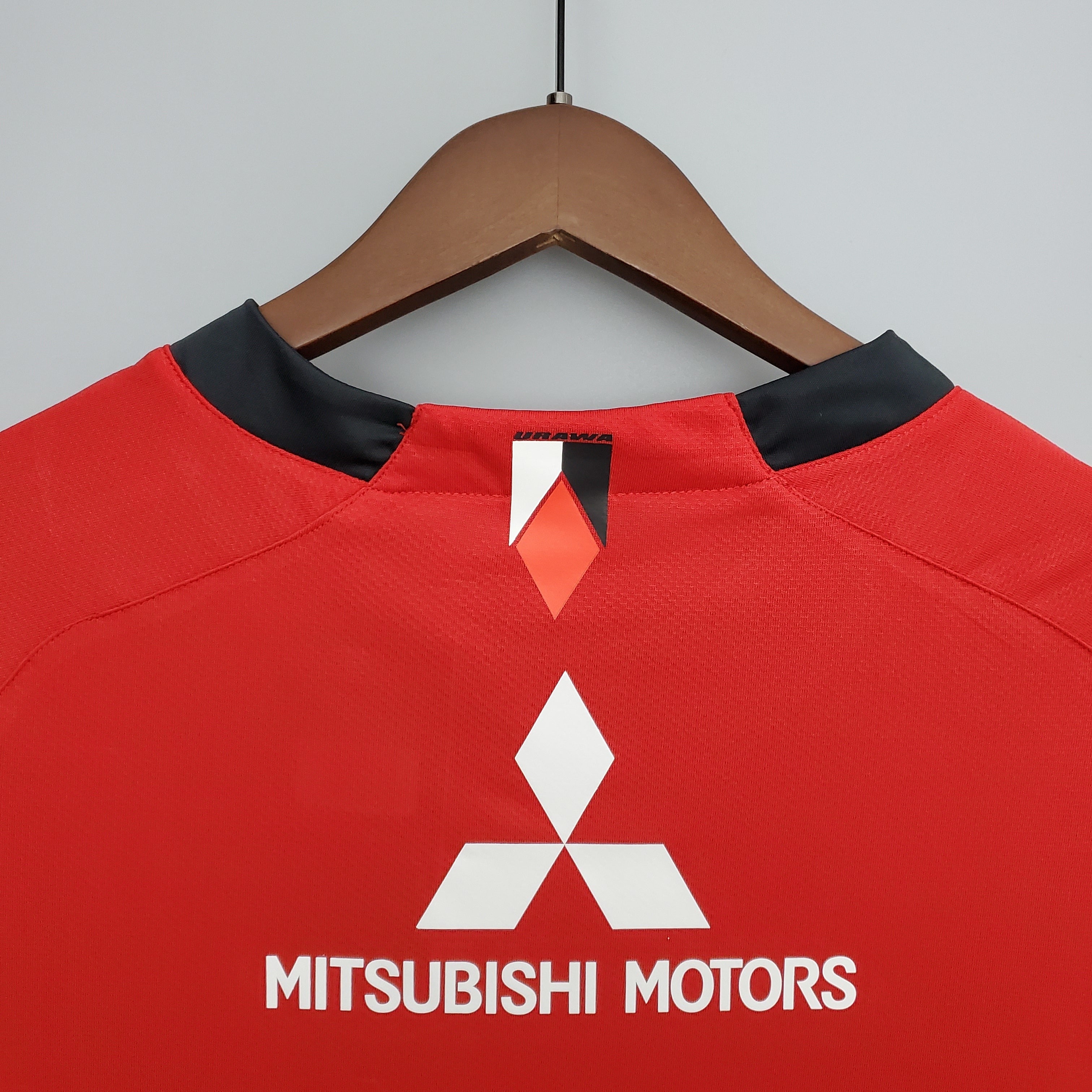 2000s Urawa Red Diamonds Retro Football Shirt | Red Black Home
