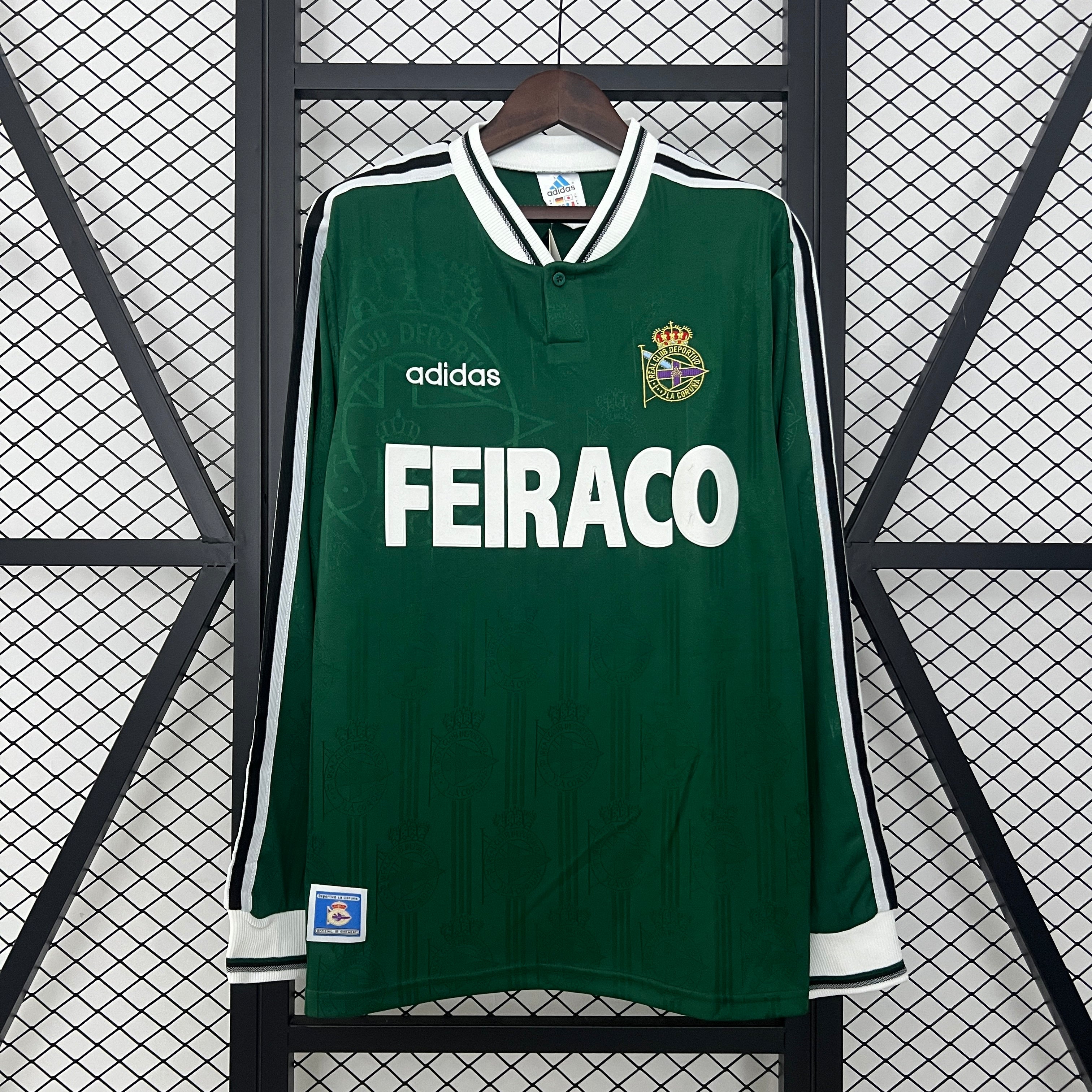 1990s Real Sociedad Retro Football Shirt | Green White Home