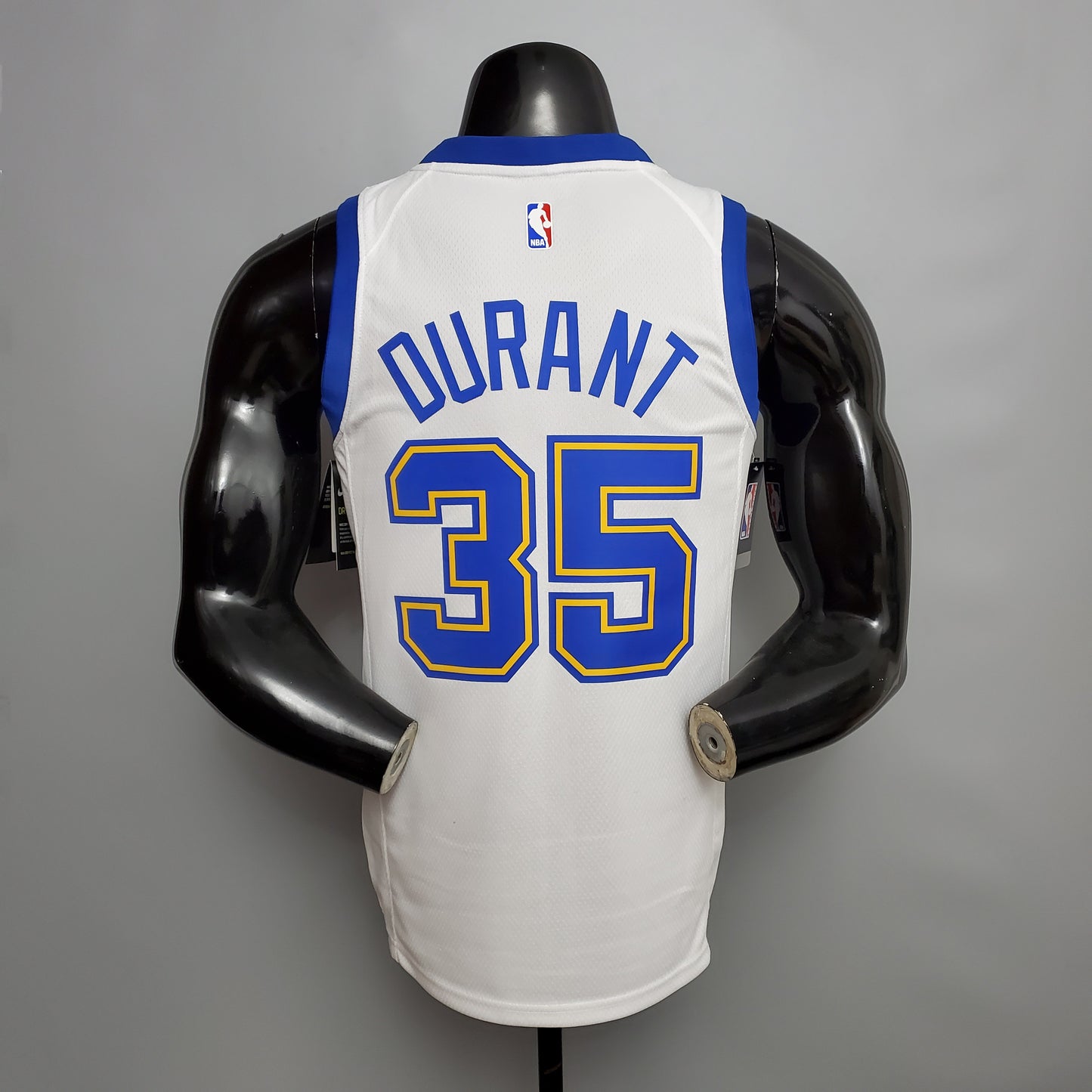2018 Golden State Durant #35 Retro Basketball Jersey