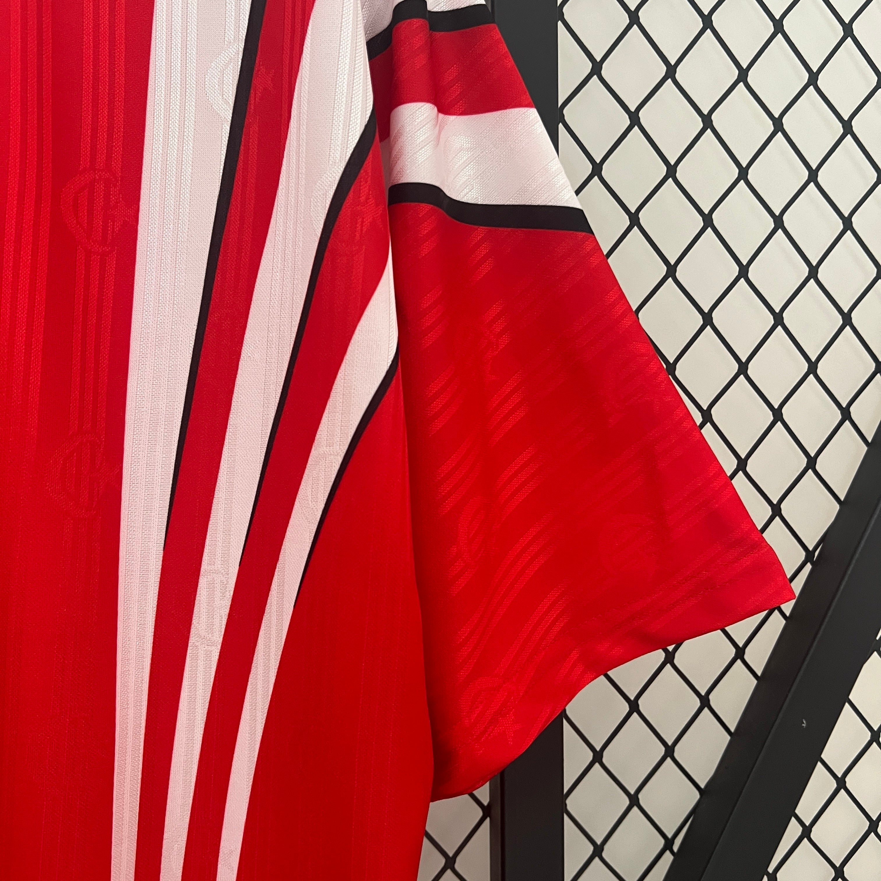 1990s Turkey Retro Football Shirt | Red White Home
