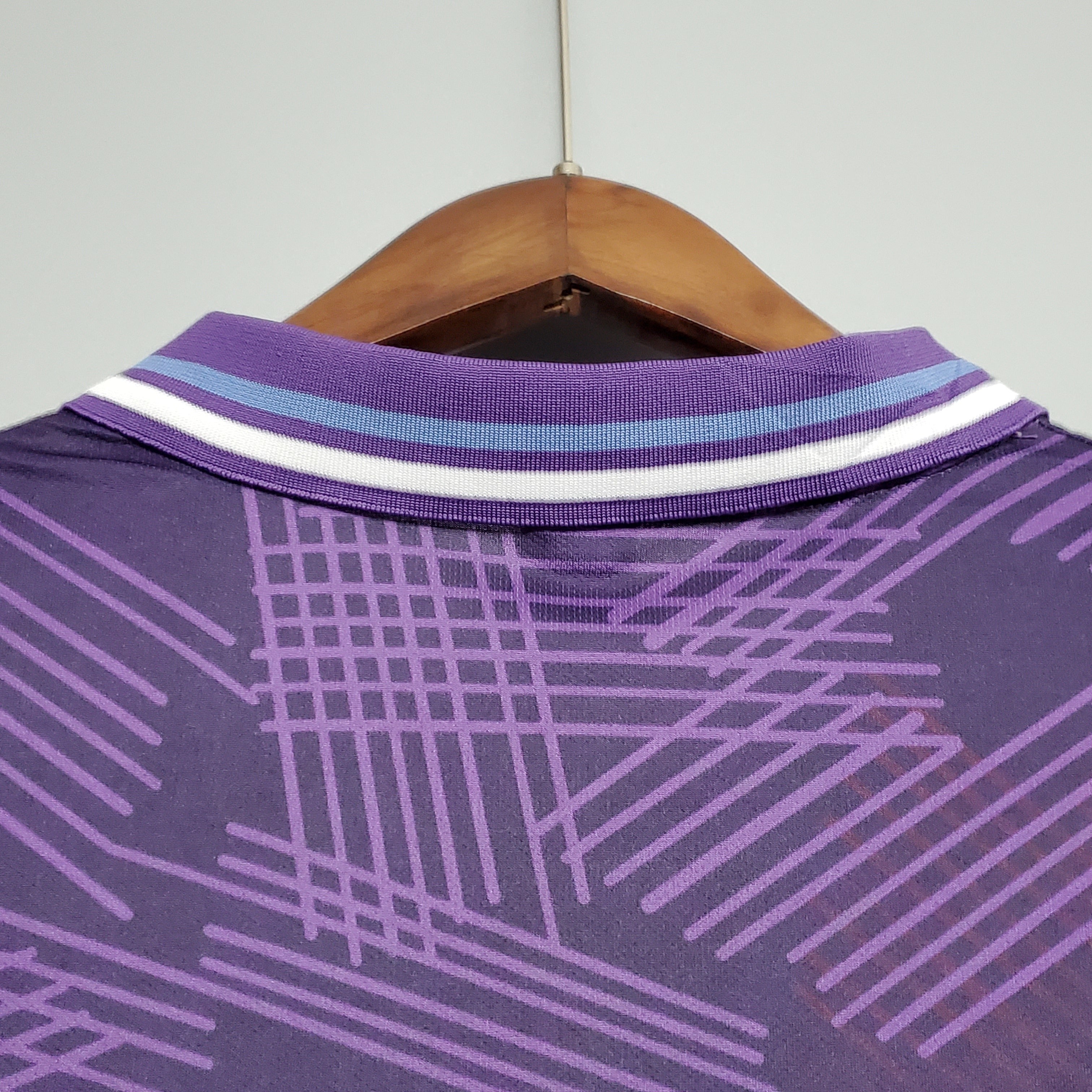 1990s Fiorentina Retro Football Shirt | Purple White Home