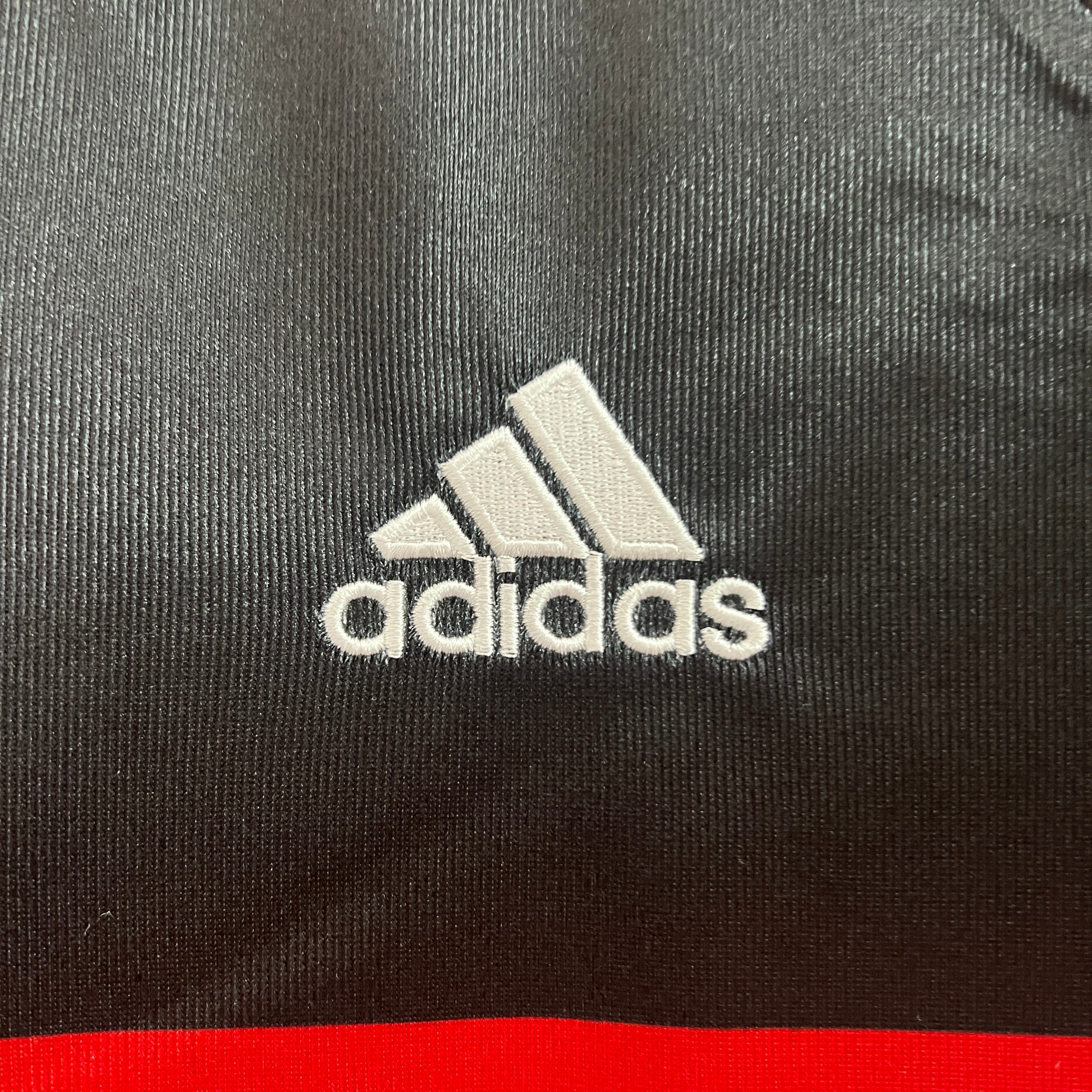 1990s AC Milan Retro Football Shirt | Black Red Home
