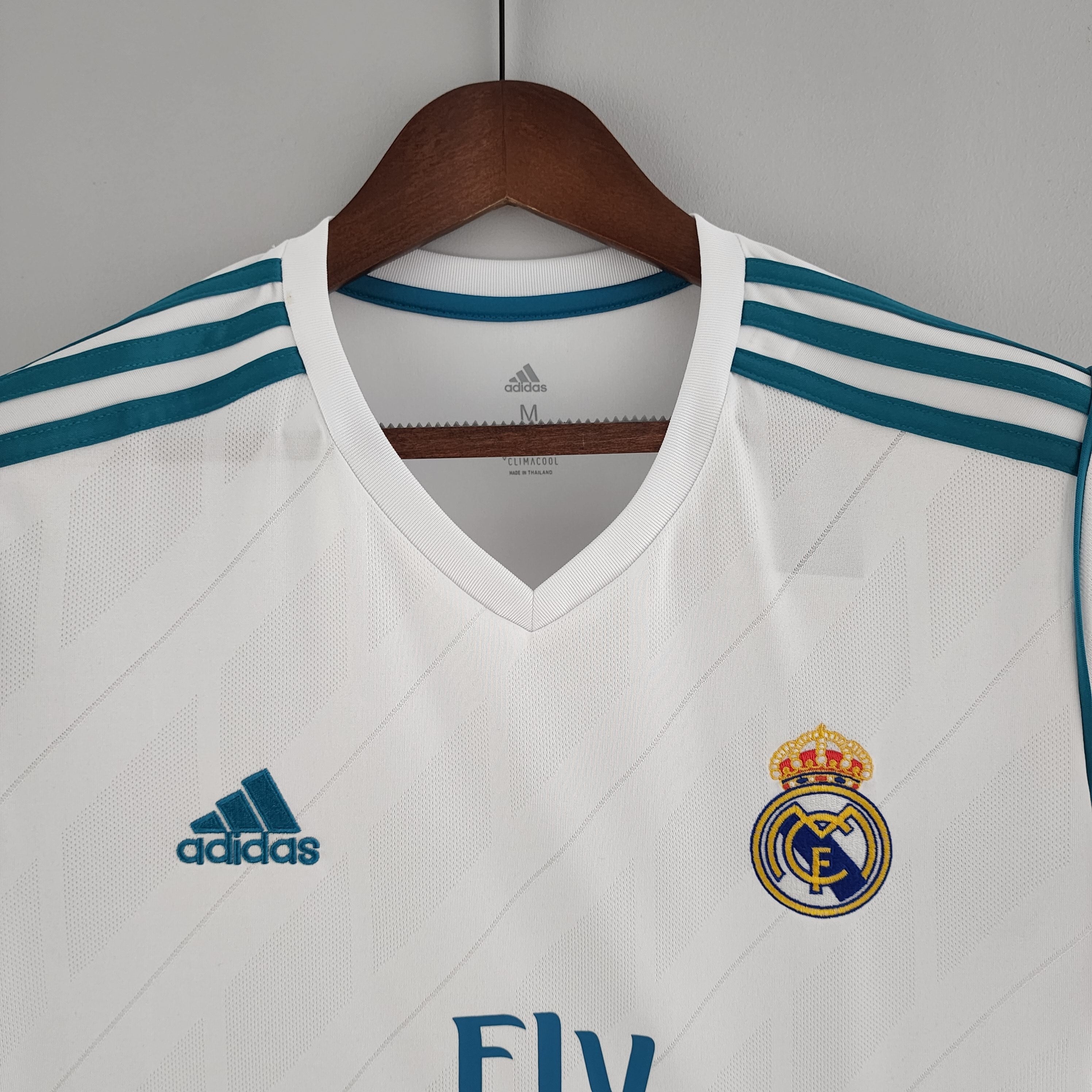 2010s Real Madrid Retro Football Shirt | White Blue Home
