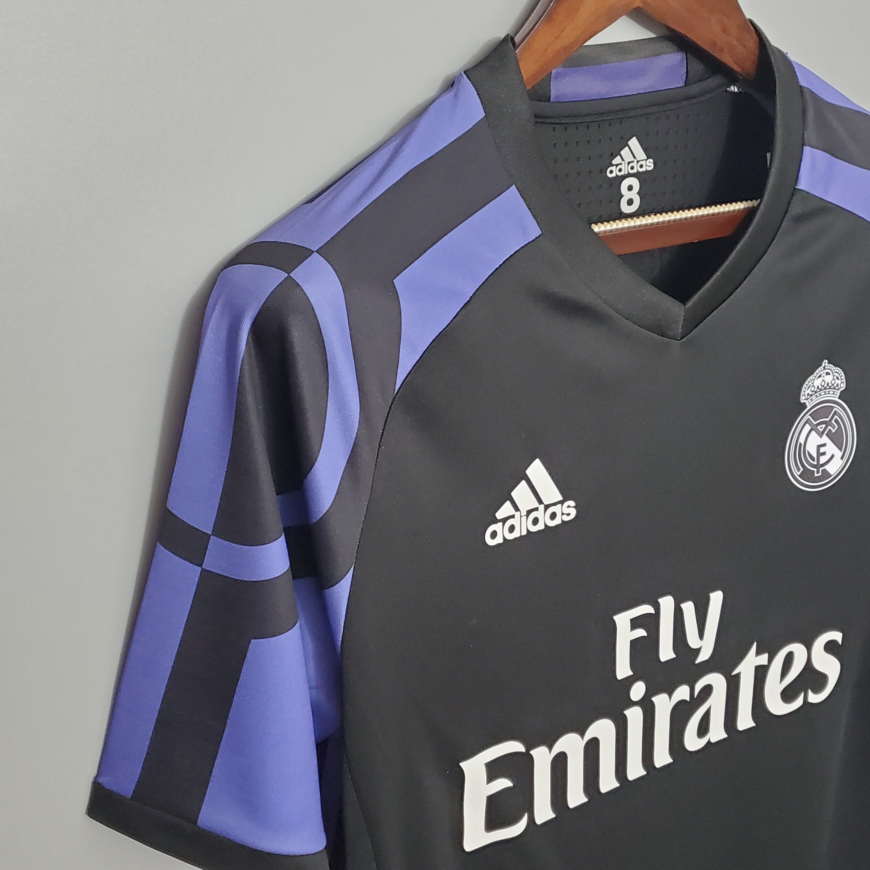 2010s Real Madrid Retro Football Shirt | Black Purple Home