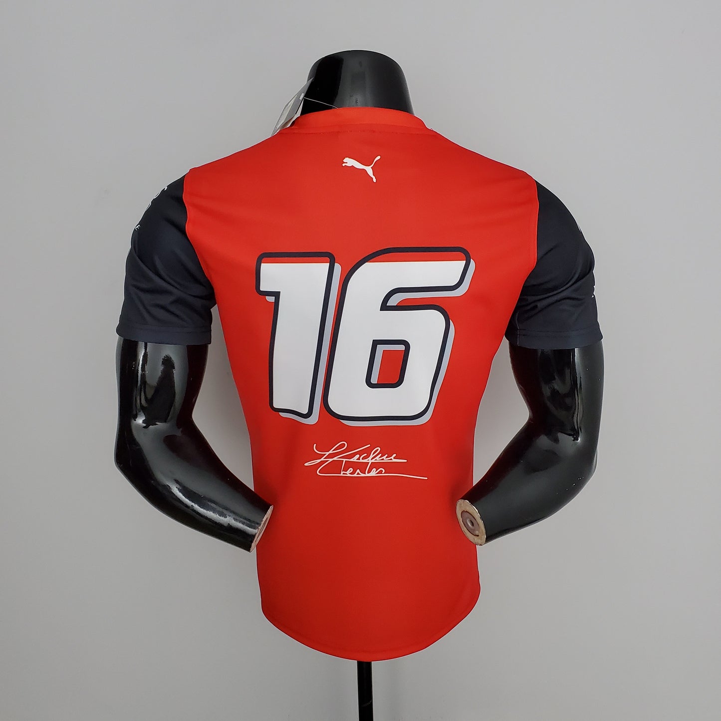 Ferrari F1 2023 Player Fit T-Shirt – Charles Leclerc #16 Shell | Red
