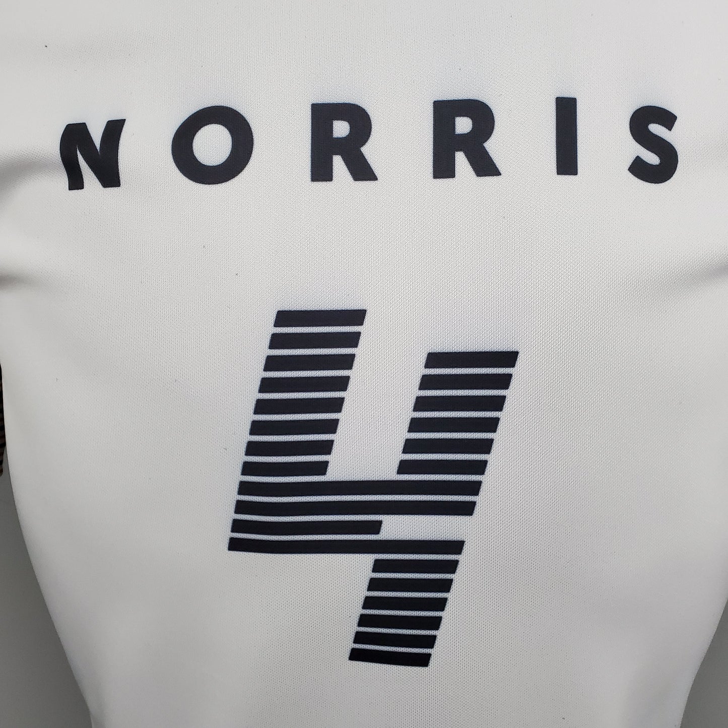 McLaren F1 2023 Polo – Player Fit – Lando Norris #4 | White