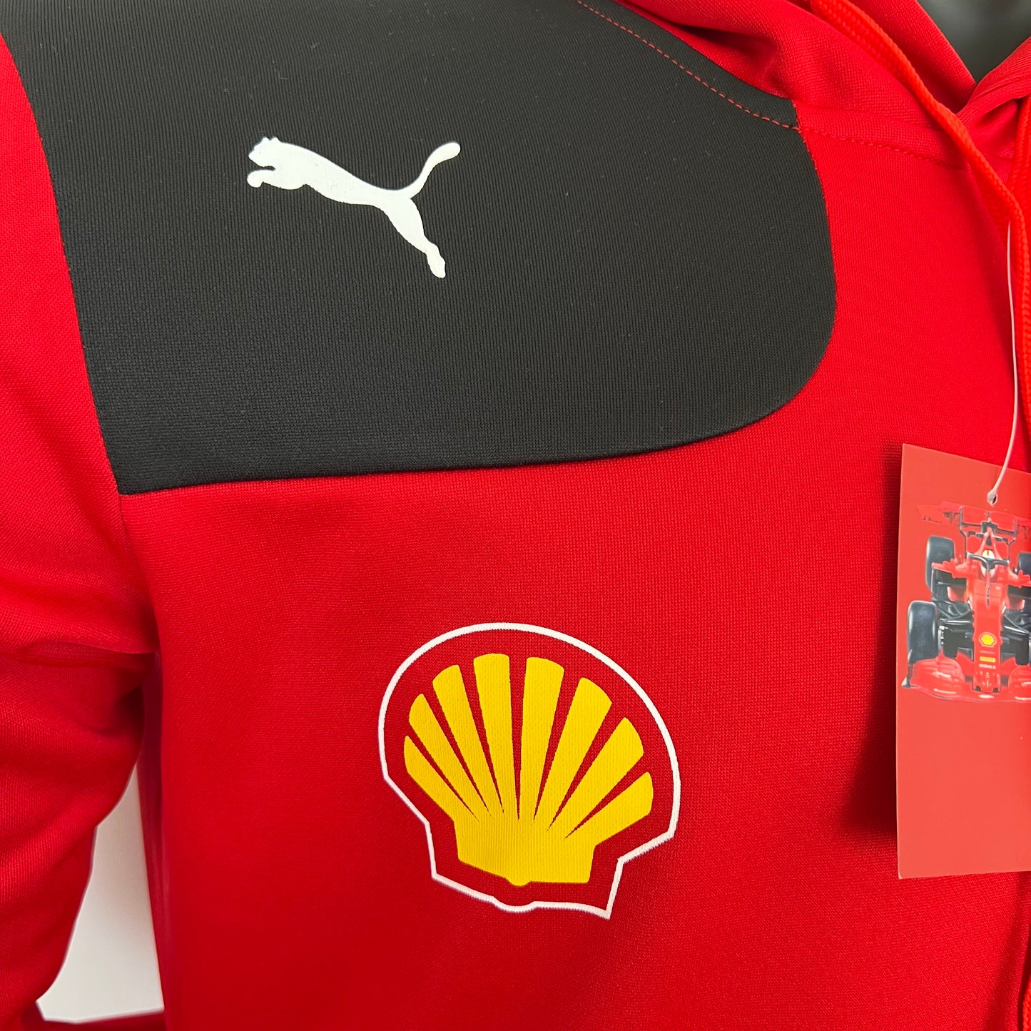 Ferrari F1 2023 Player Fit Hoodie | Red Black