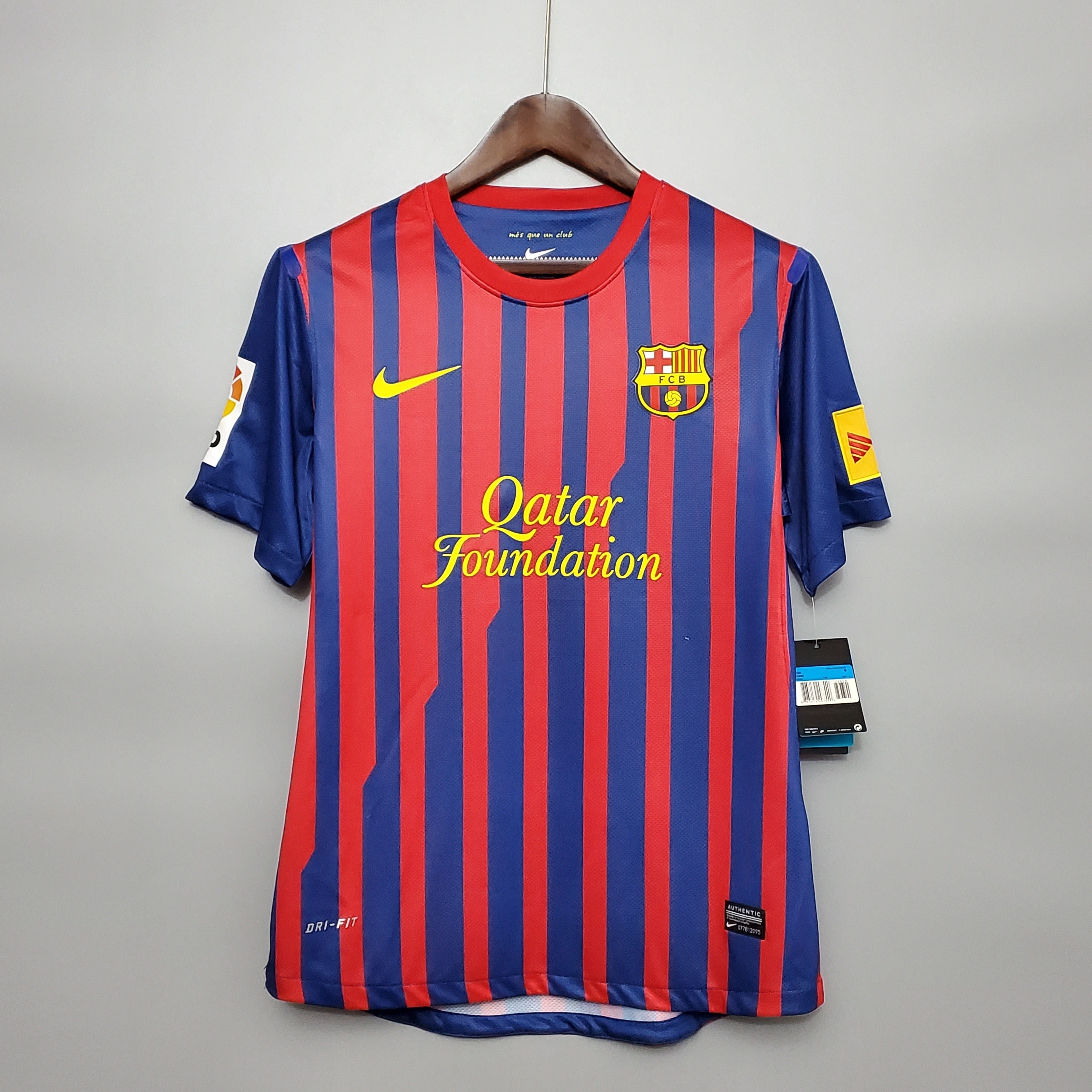 2010s Barcelona Retro Football Shirt | Blue Red Home