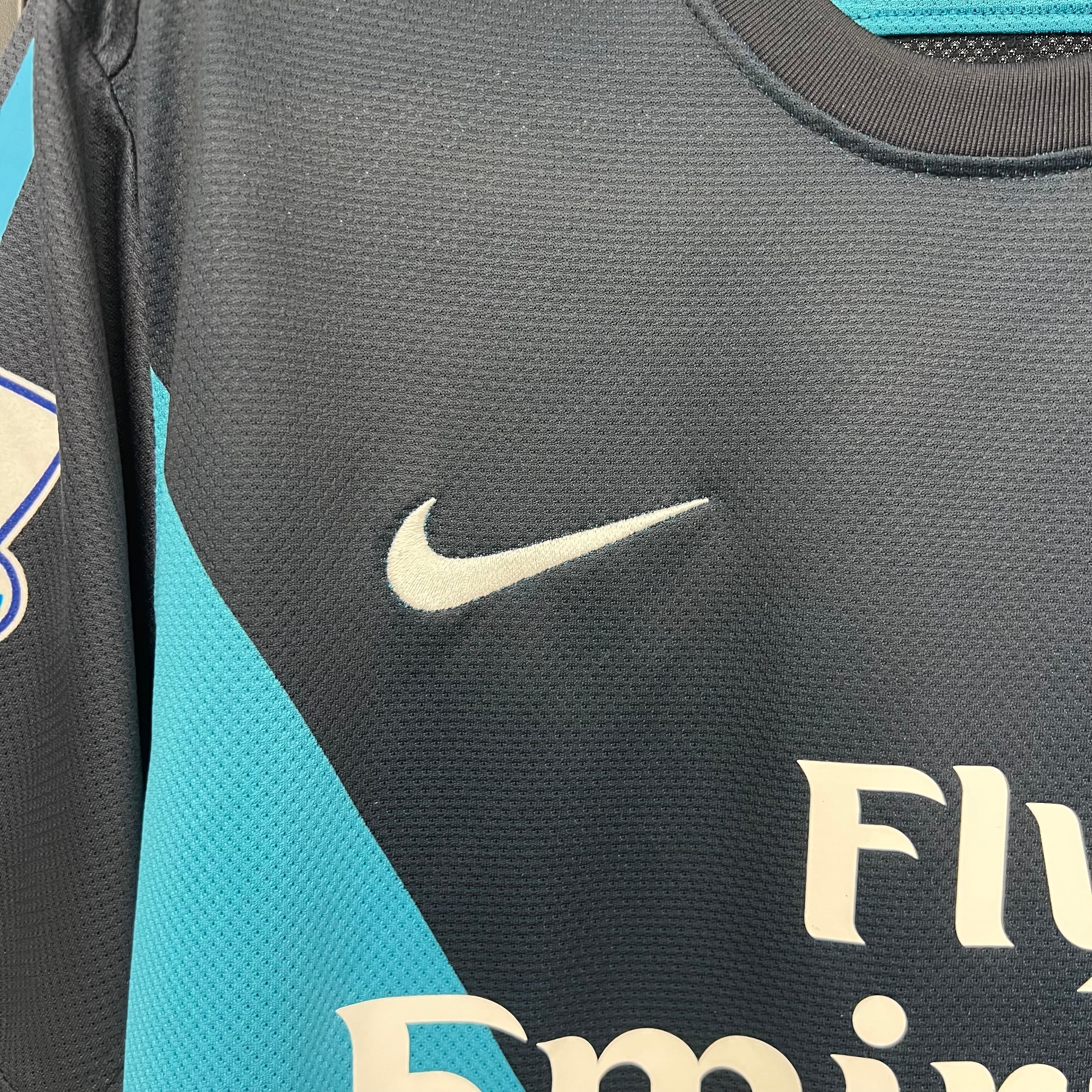 2010s Arsenal Retro Football Shirt | Black Blue Home
