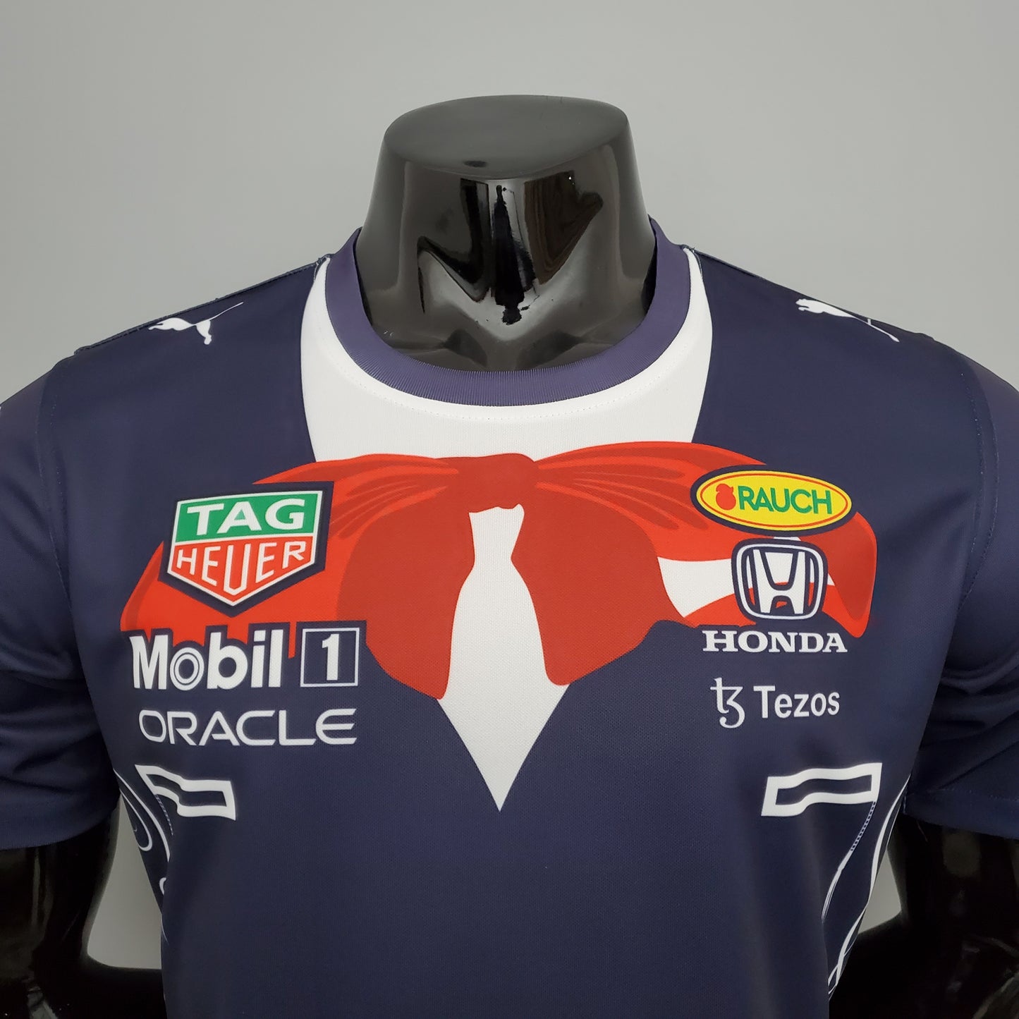 Red Bull Racing F1 2023 Player Fit T-Shirt – Max Verstappen #1 Honda | Navy Blue