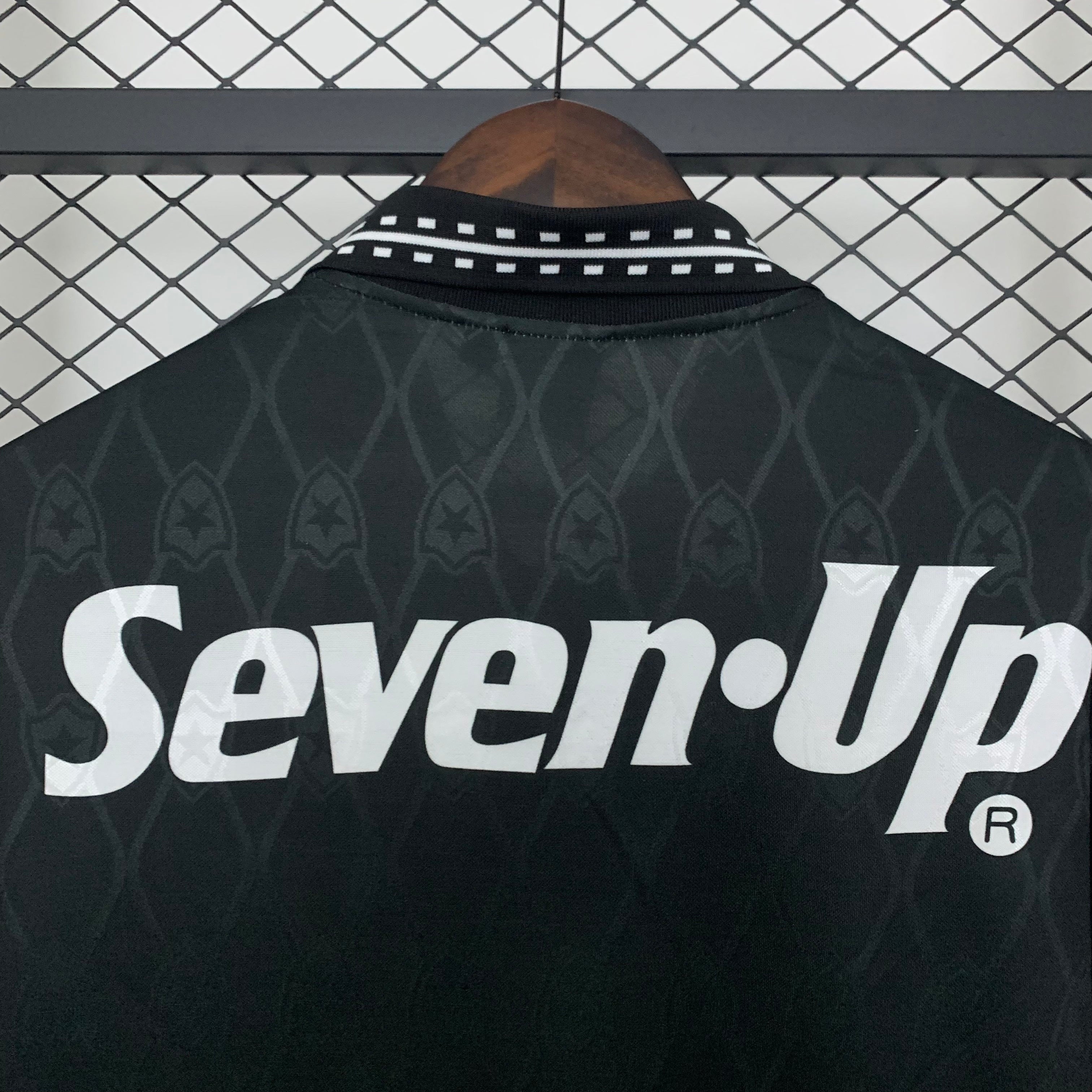 1990s Botafogo Retro Football Shirt | Black White Home