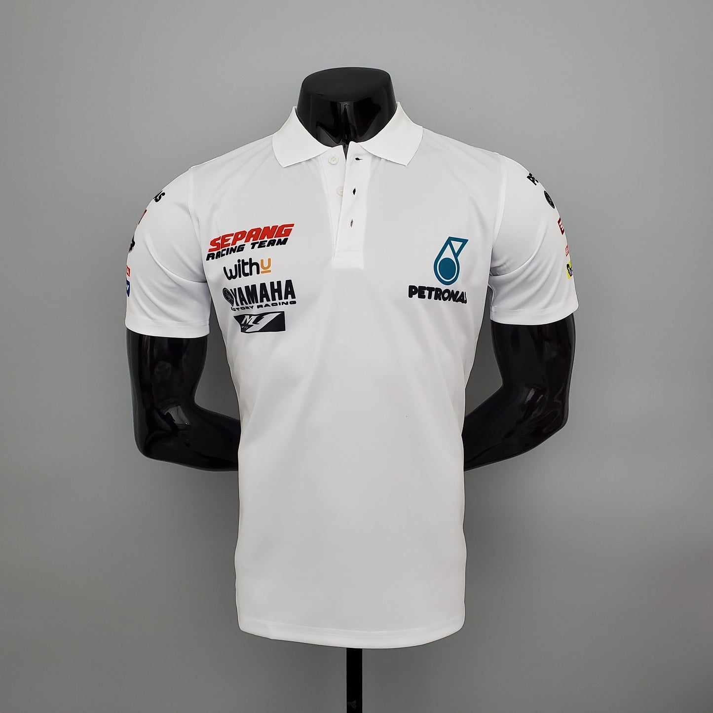 Petronas Yamaha Racing Polo – Player Fit Petronas | White