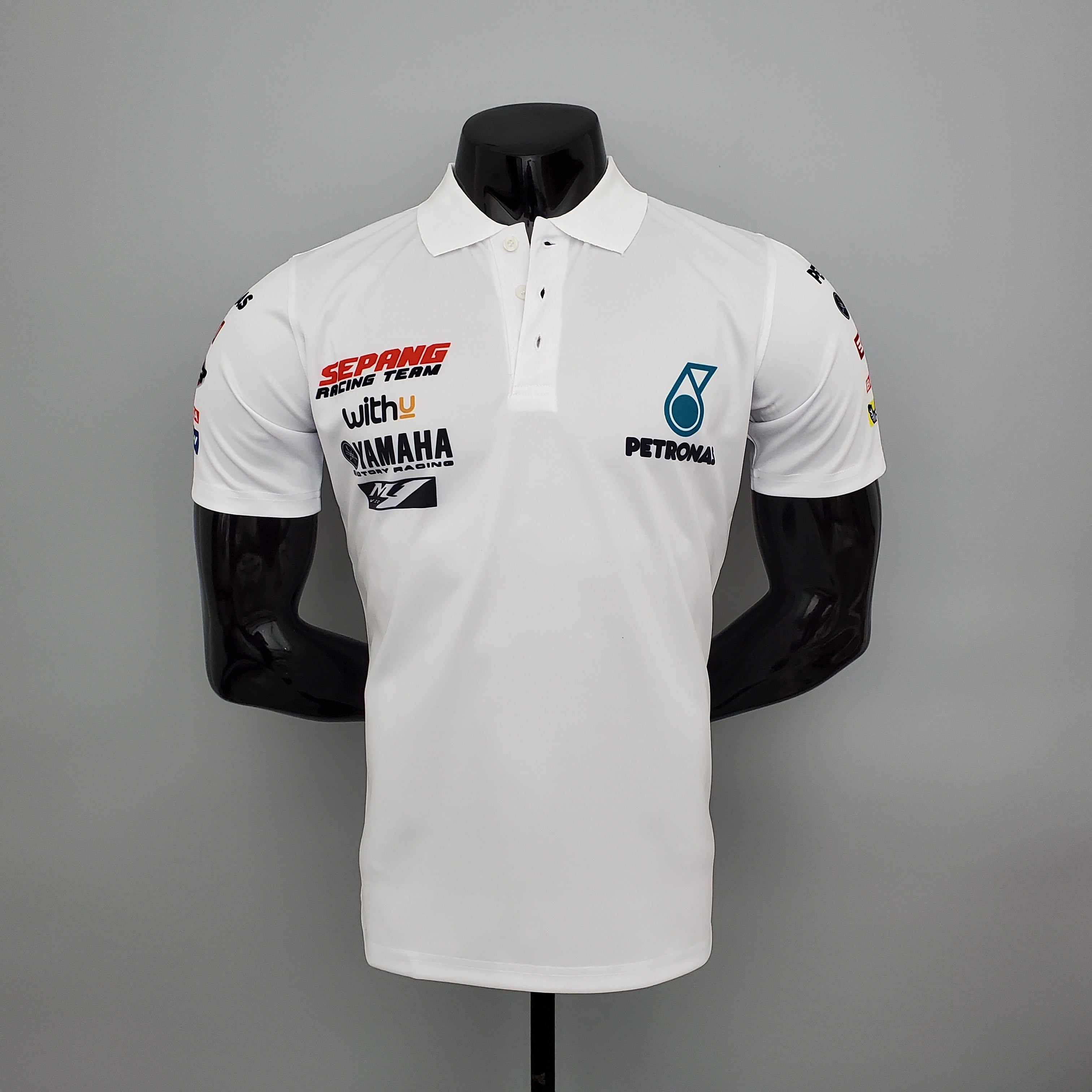 Petronas Yamaha Racing Polo – Player Fit Petronas | White