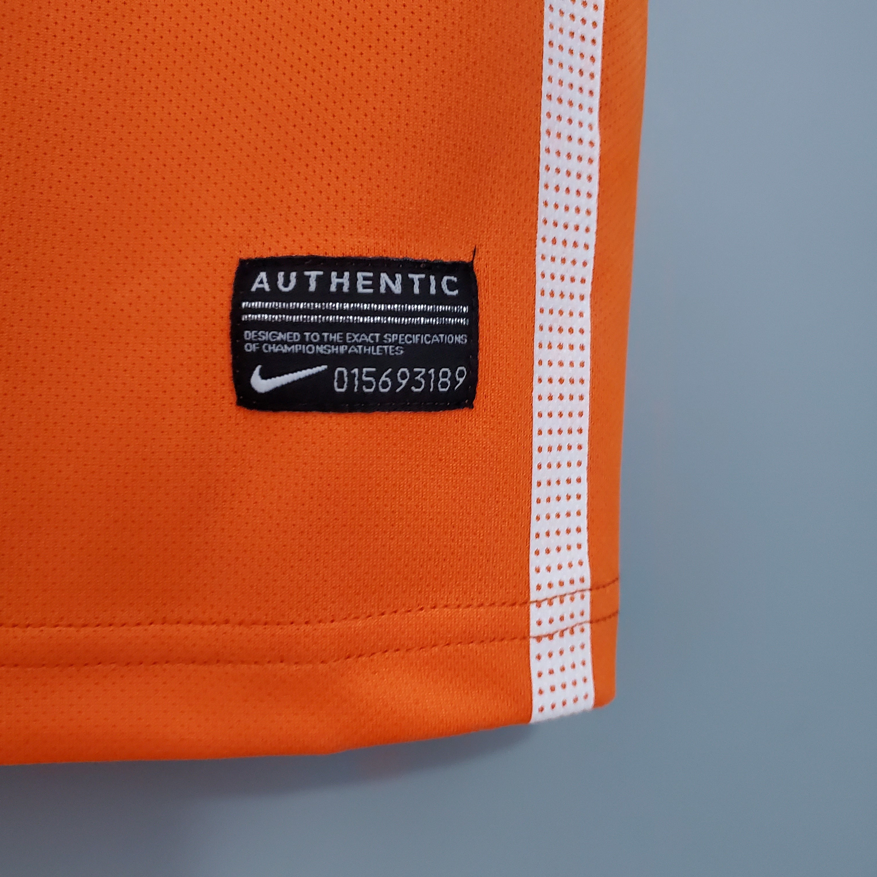 2000s Netherlands Retro Football Shirt | Orange Black Home