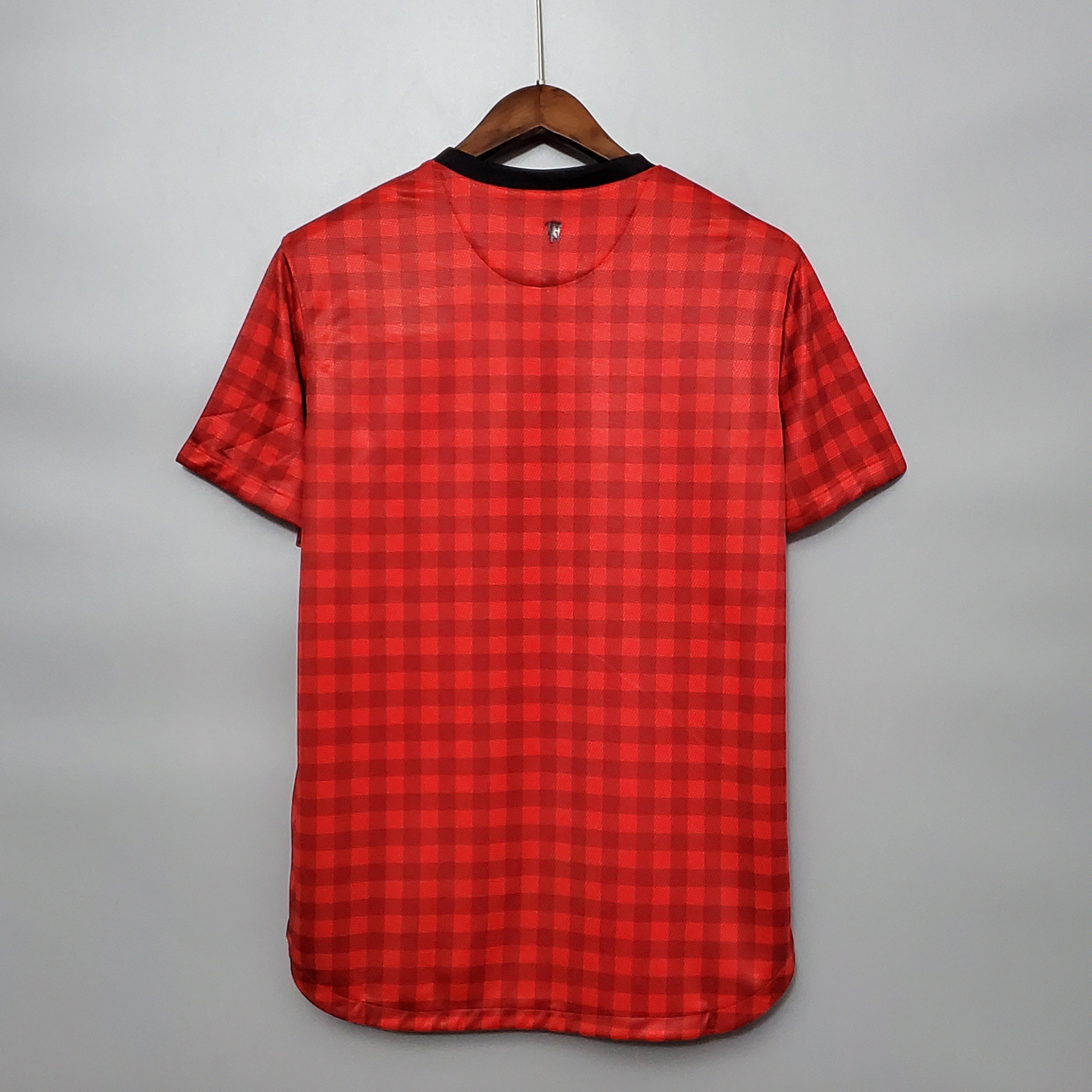 2010s Manchester United Retro Football Shirt | Red Black Home