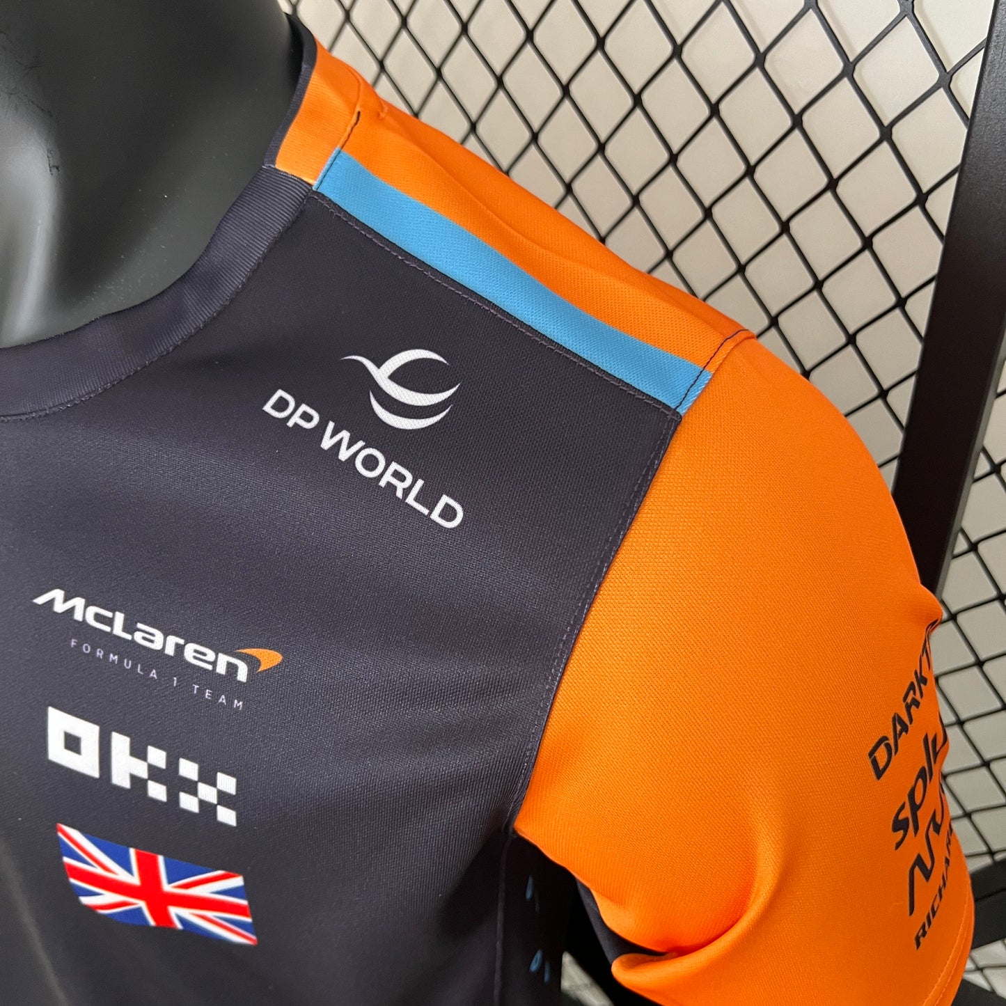 McLaren F1 2023 Player Fit T-Shirt – Lando Norris #4 | Navy Orange
