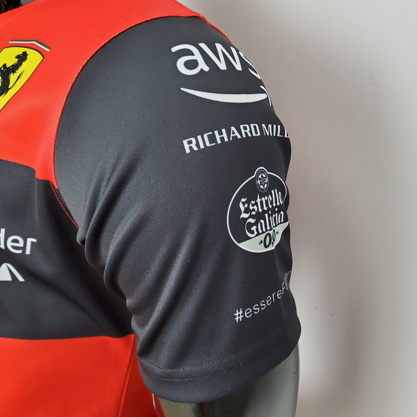 Ferrari F1 2023 Player Fit T-Shirt – Charles Leclerc #16 Shell | Red