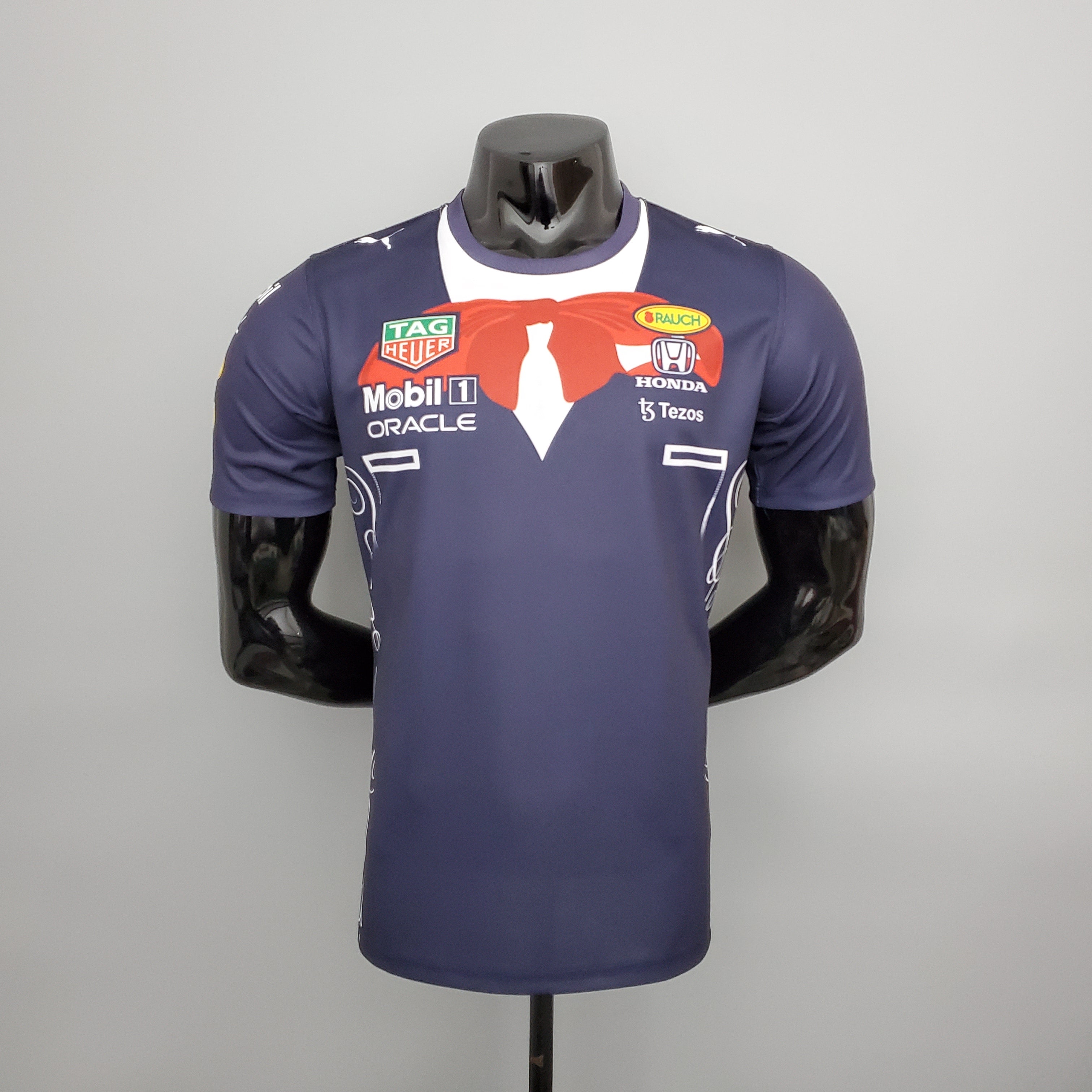 Red Bull Racing F1 2023 Player Fit T-Shirt – Max Verstappen #1 Honda | Navy Blue