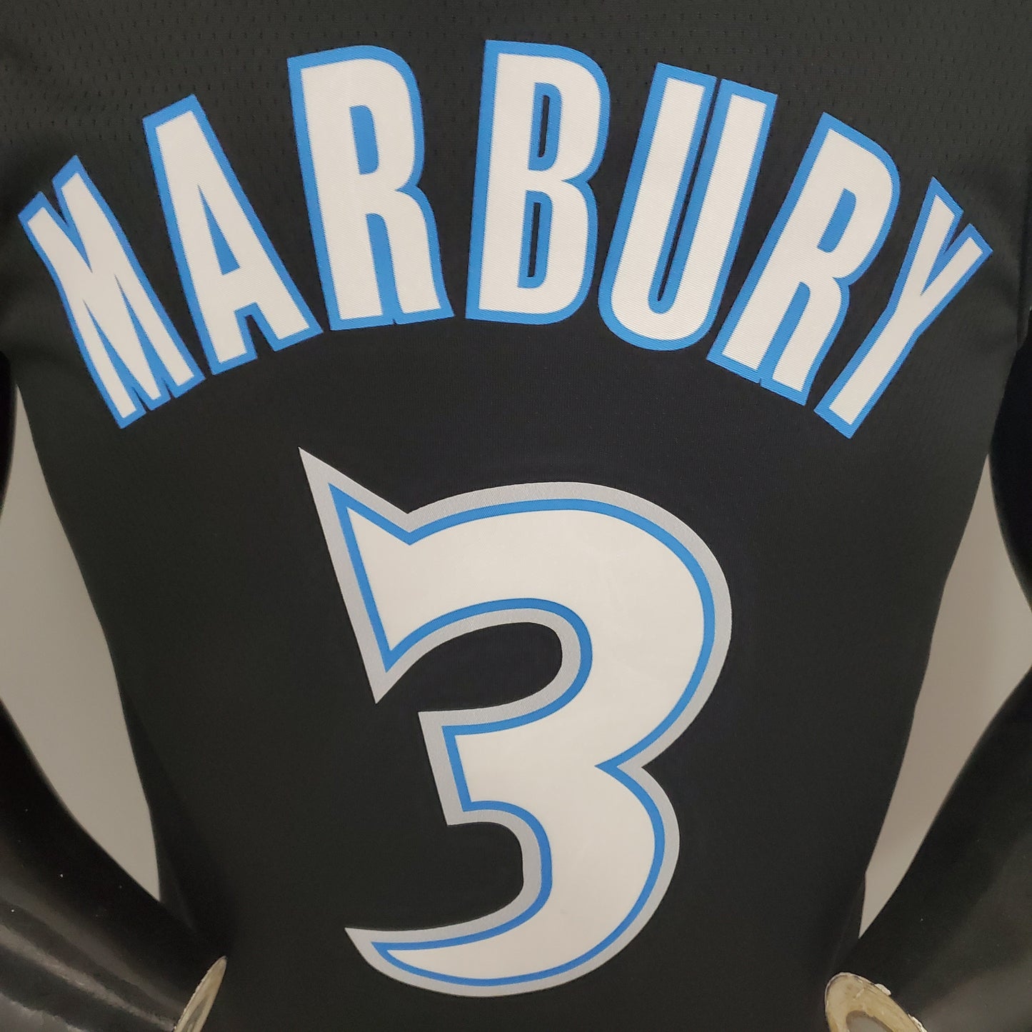 1998 Minnesota Timberwolves Marbury #3 Retro Basketball Jersey