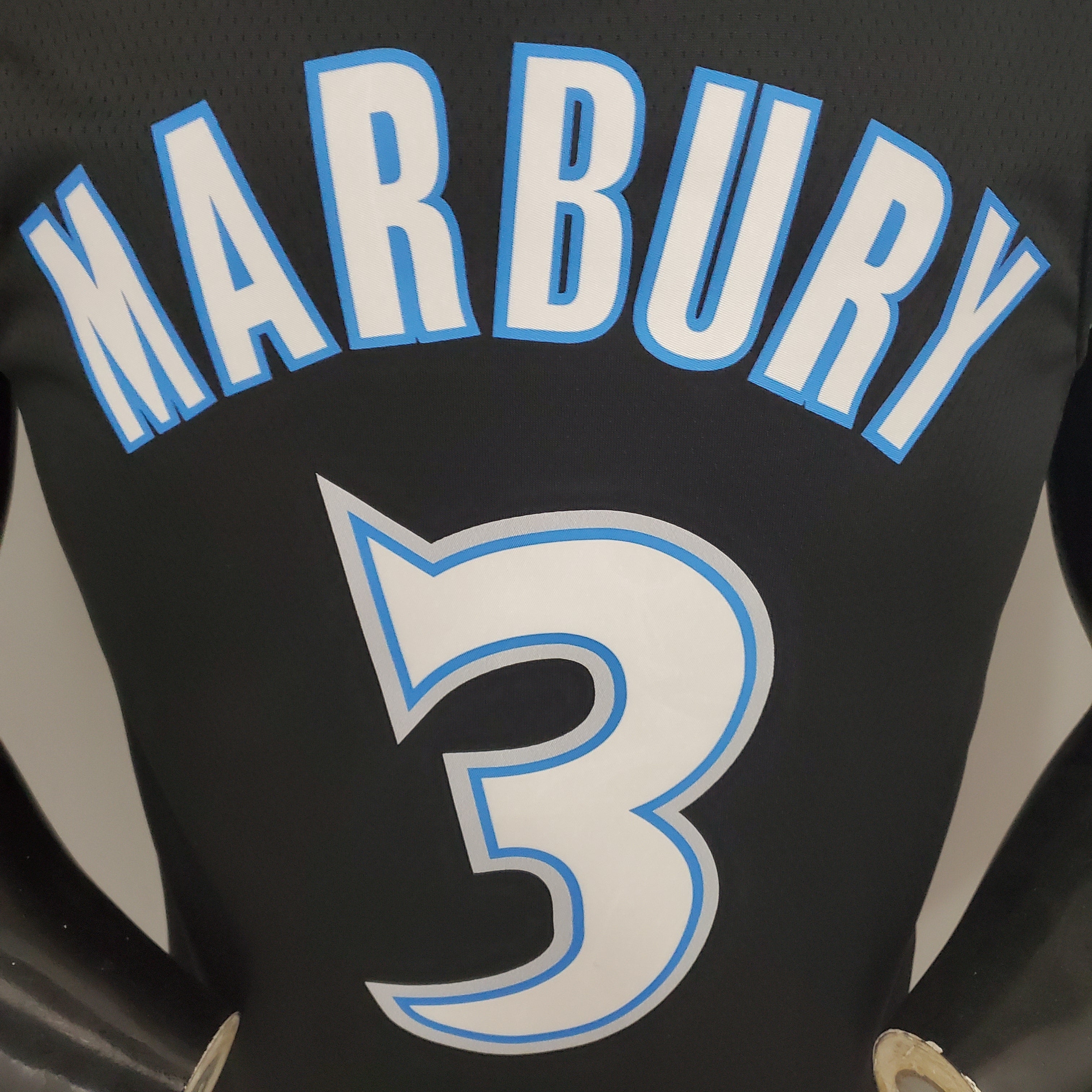 1998 Minnesota Timberwolves Marbury #3 Retro Basketball Jersey